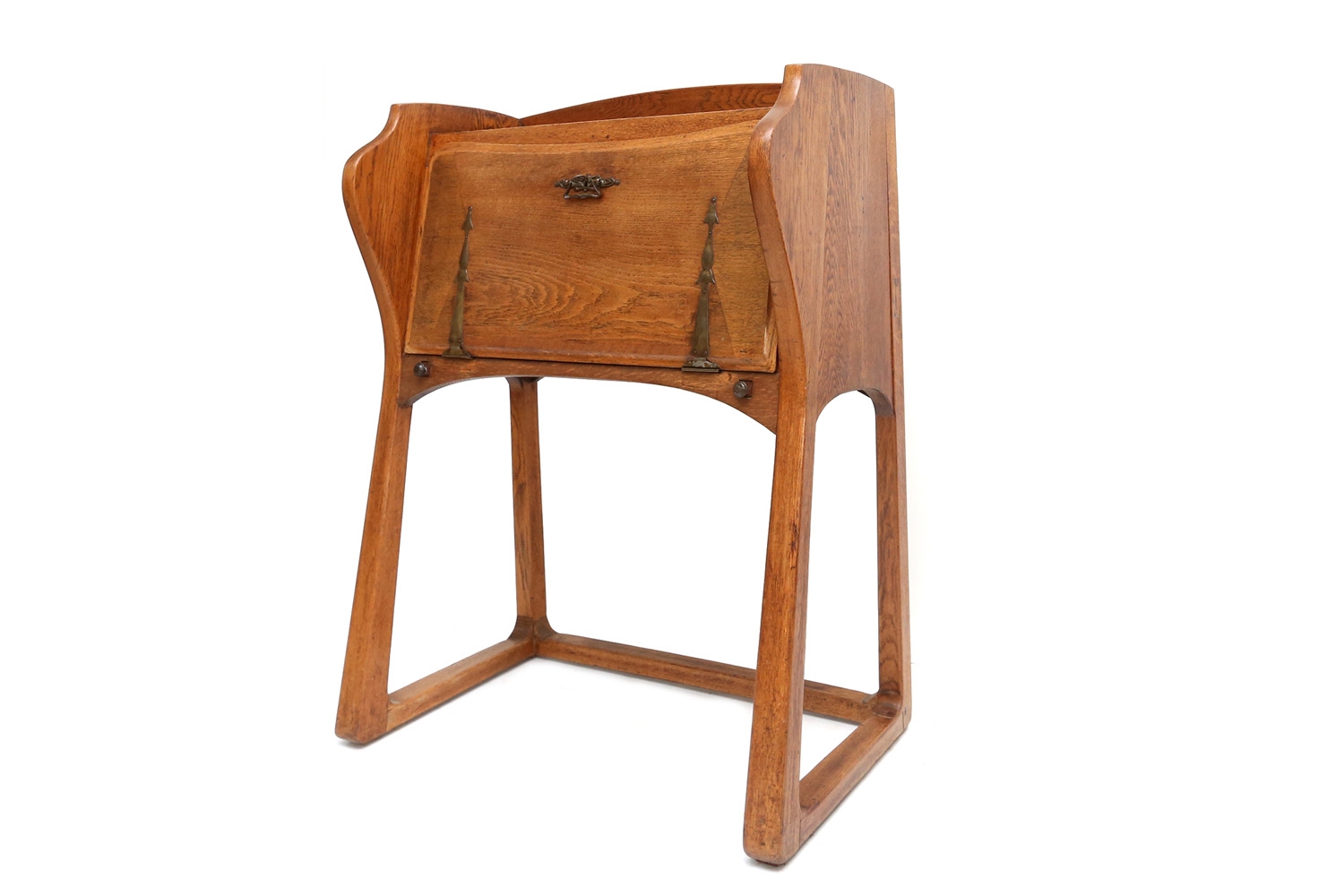 Antique Oak Arts & Crafts Secretaire - 1910s