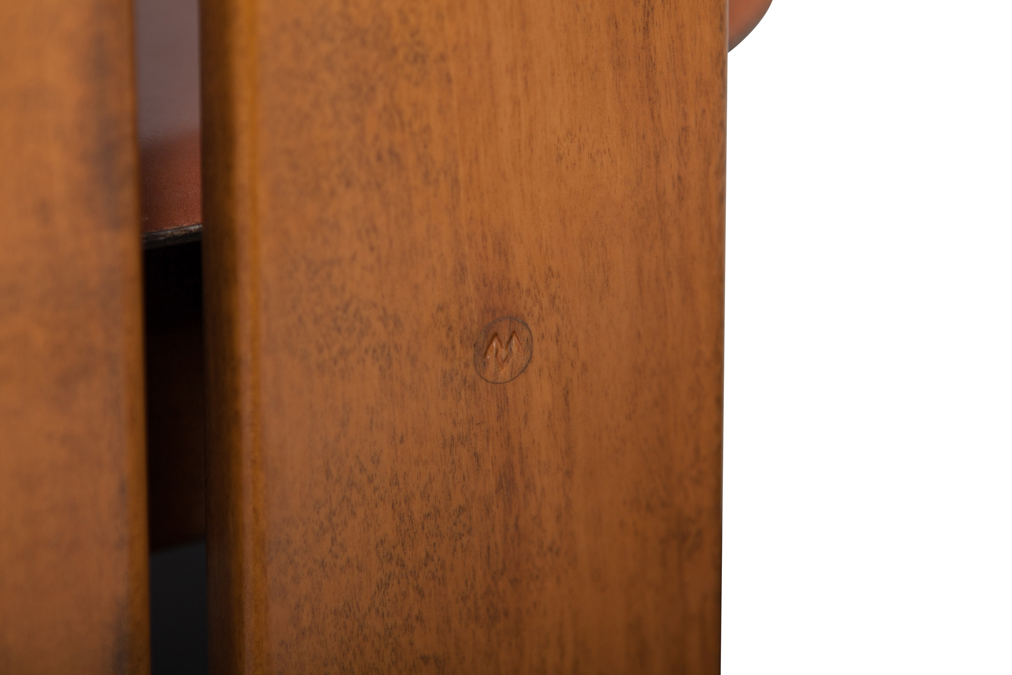 Afra and Tobia Scarpa Africa Chairs With Cognac Leather Seating - 1975