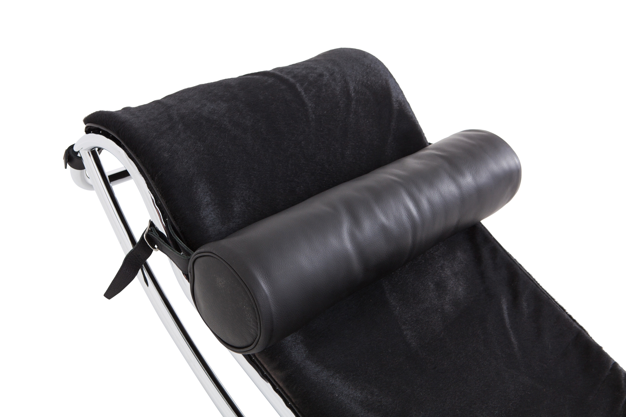 Le Corbusier Lounge Chair LC4 Pony Hide Black For Cassina - 1980s