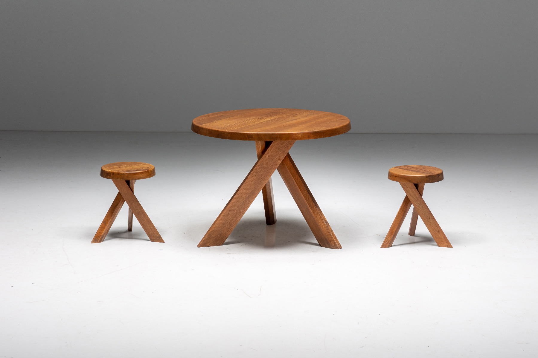 Pierre Chapo 'S31' Stools - 1970s