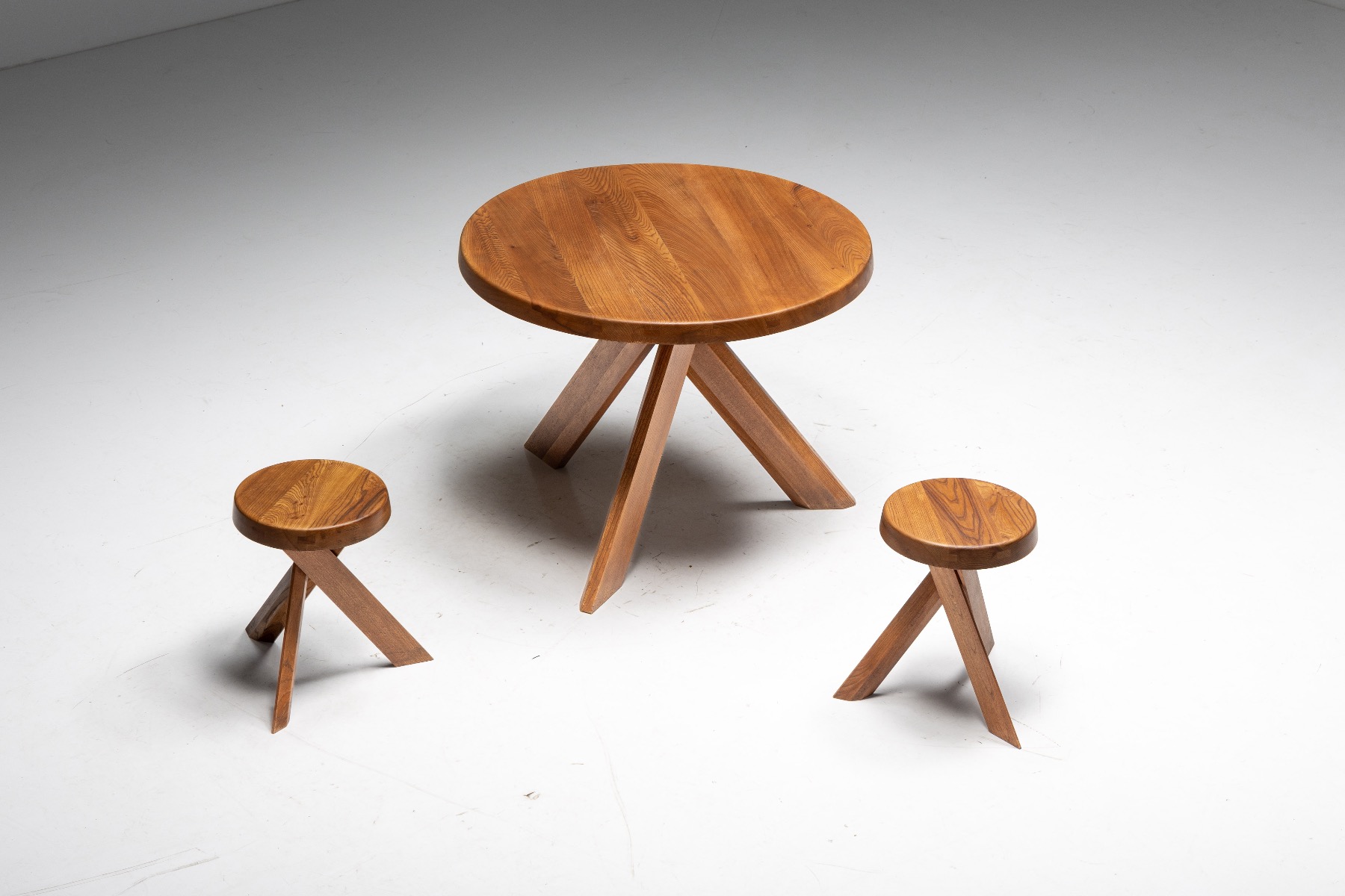 Pierre Chapo 'S31' Stools - 1970s