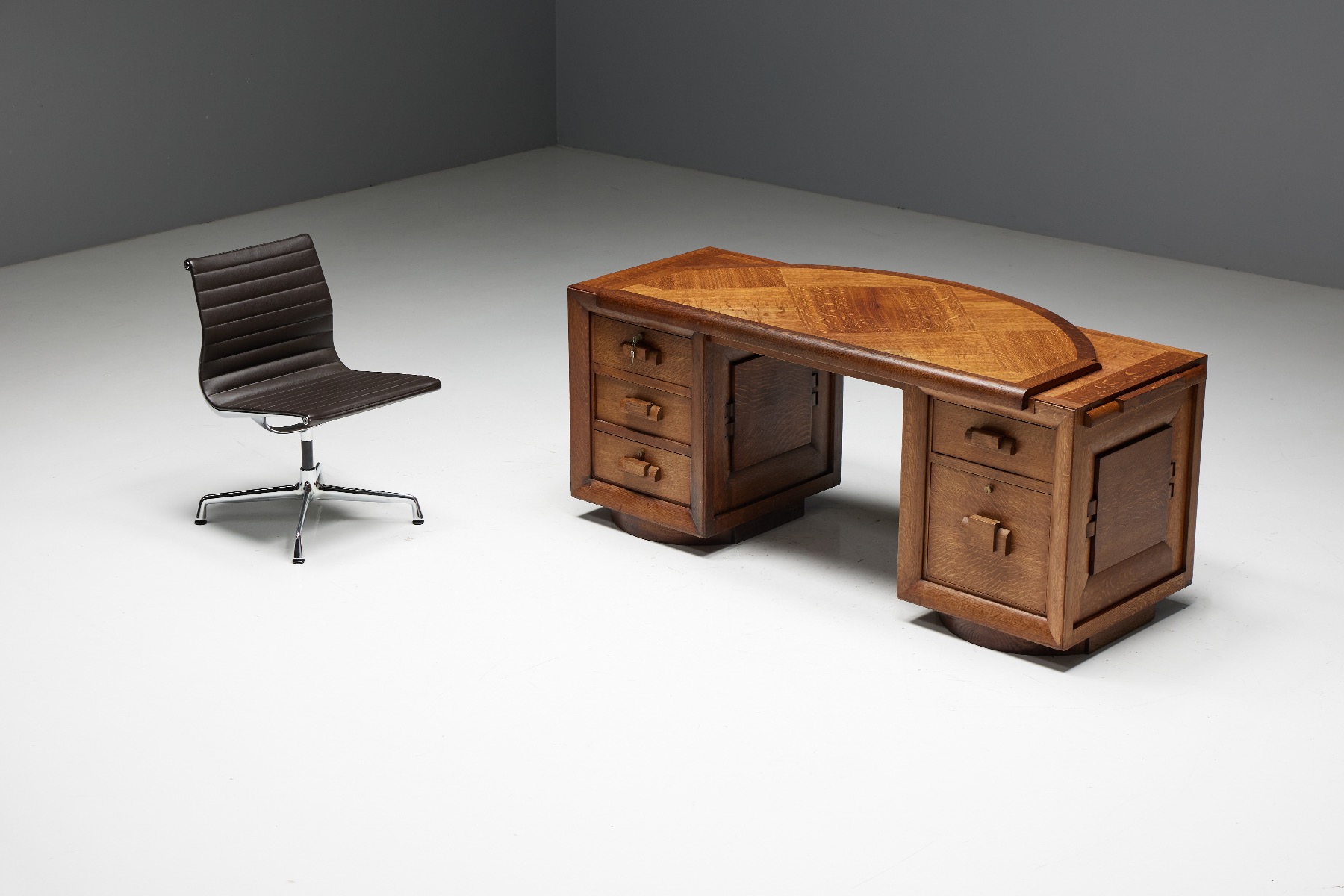 Art Deco Desk by Charles Dudouyt - 1940s