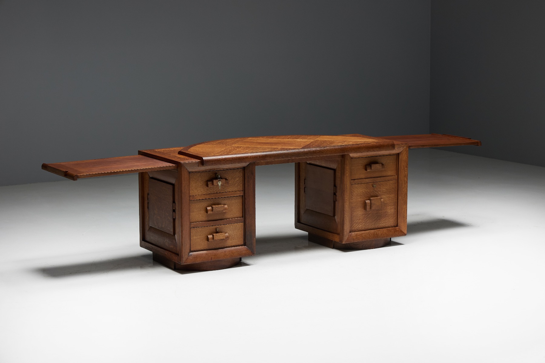 Art Deco Desk by Charles Dudouyt - 1940s