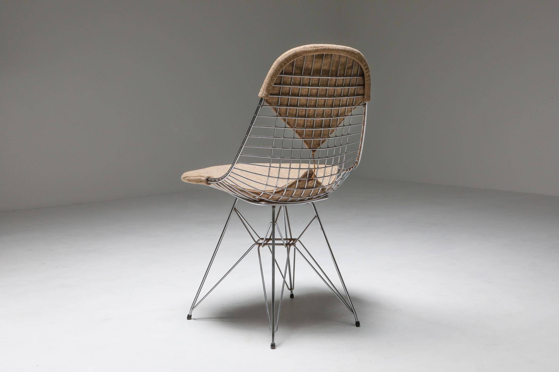 Eames Bikini DKR Wire Chair in Original Canvas - 1960's
