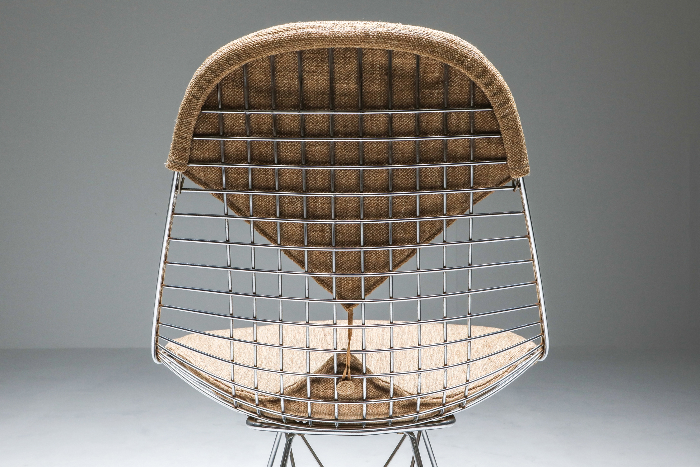 Eames Bikini DKR Wire Chair in Original Canvas - 1960's