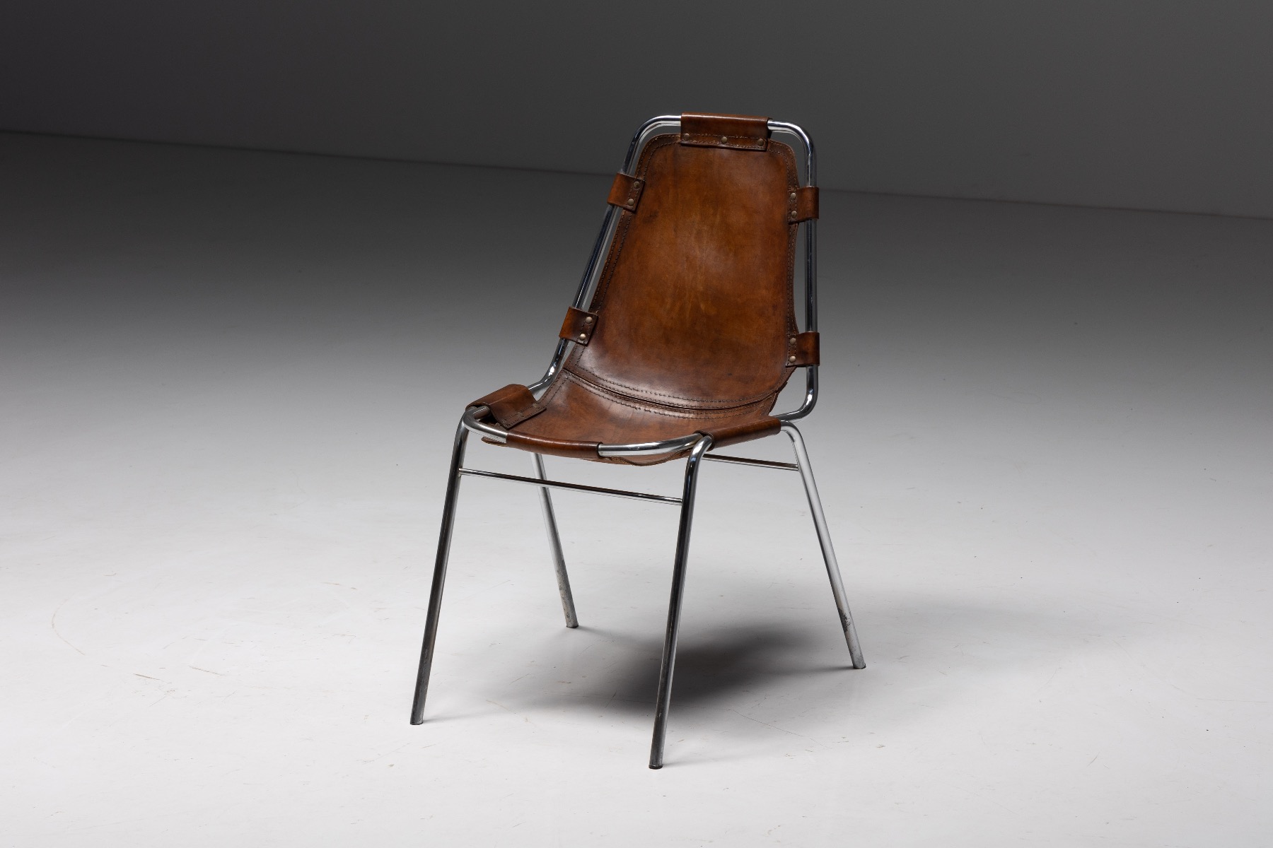 Dal Vera 'Les Arcs' Chairs Selected by Charlotte Perriand - 1970s