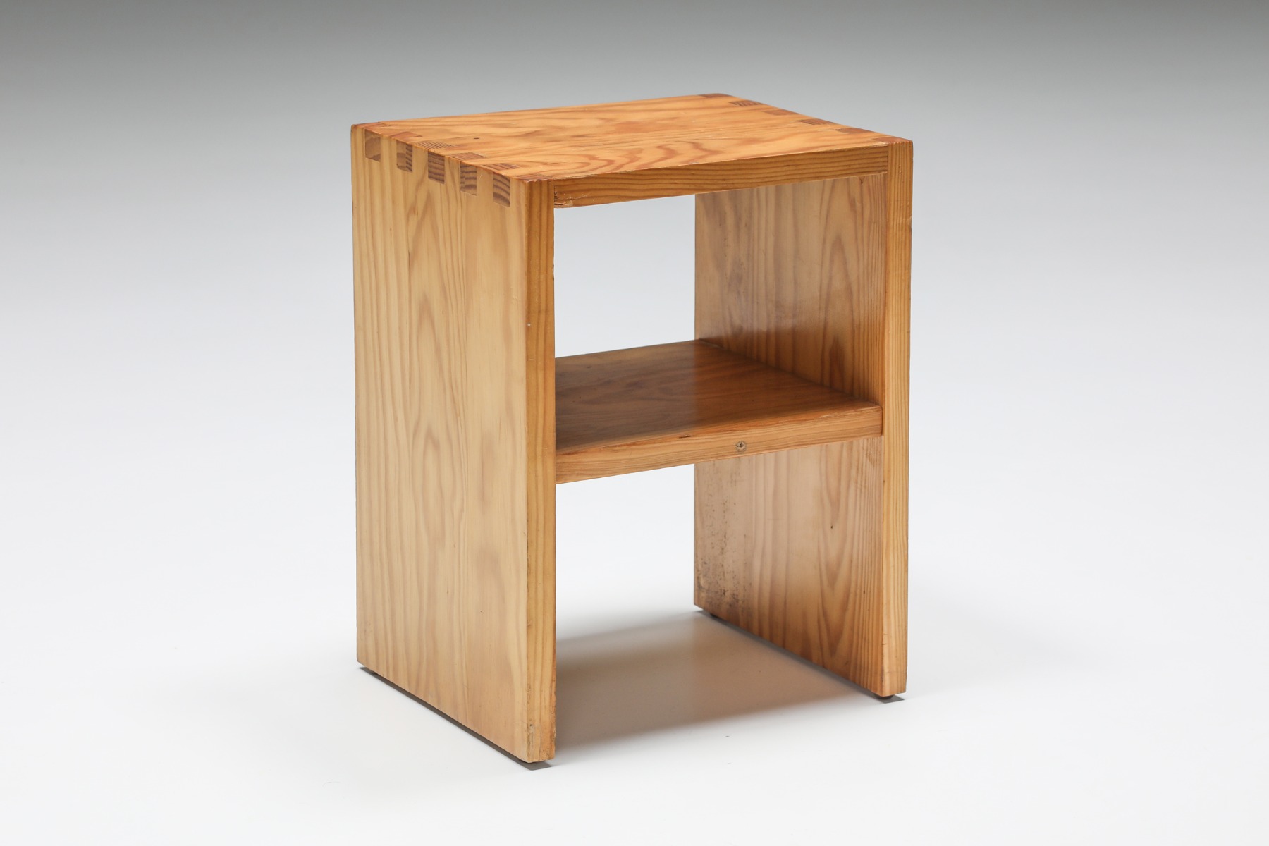 Charlotte Perriand Style Set of Side Table - 1960's