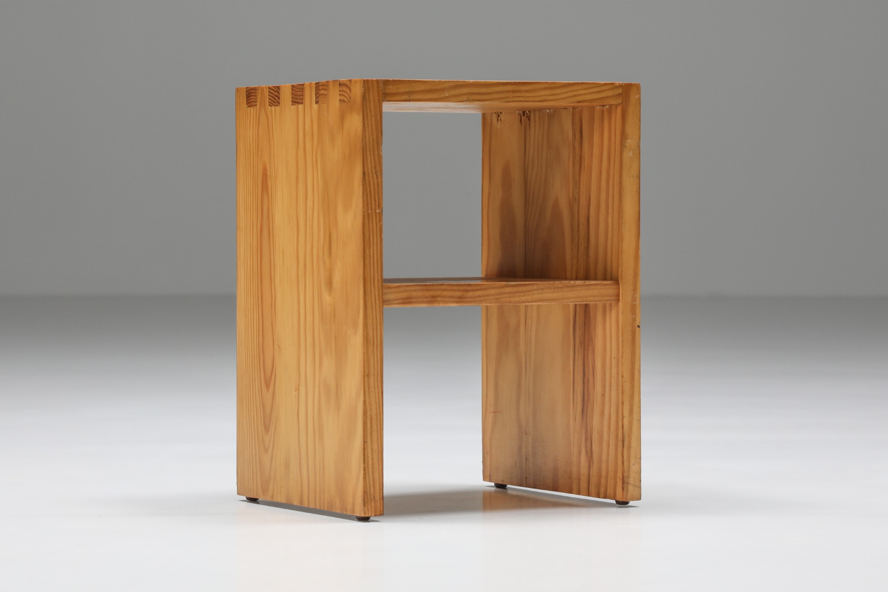 Charlotte Perriand Style Set of Side Table - 1960's