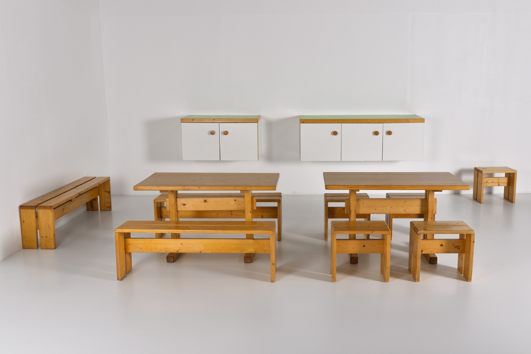 Charlotte Perriand Side Board Les Arcs 3 Doors - 1960's