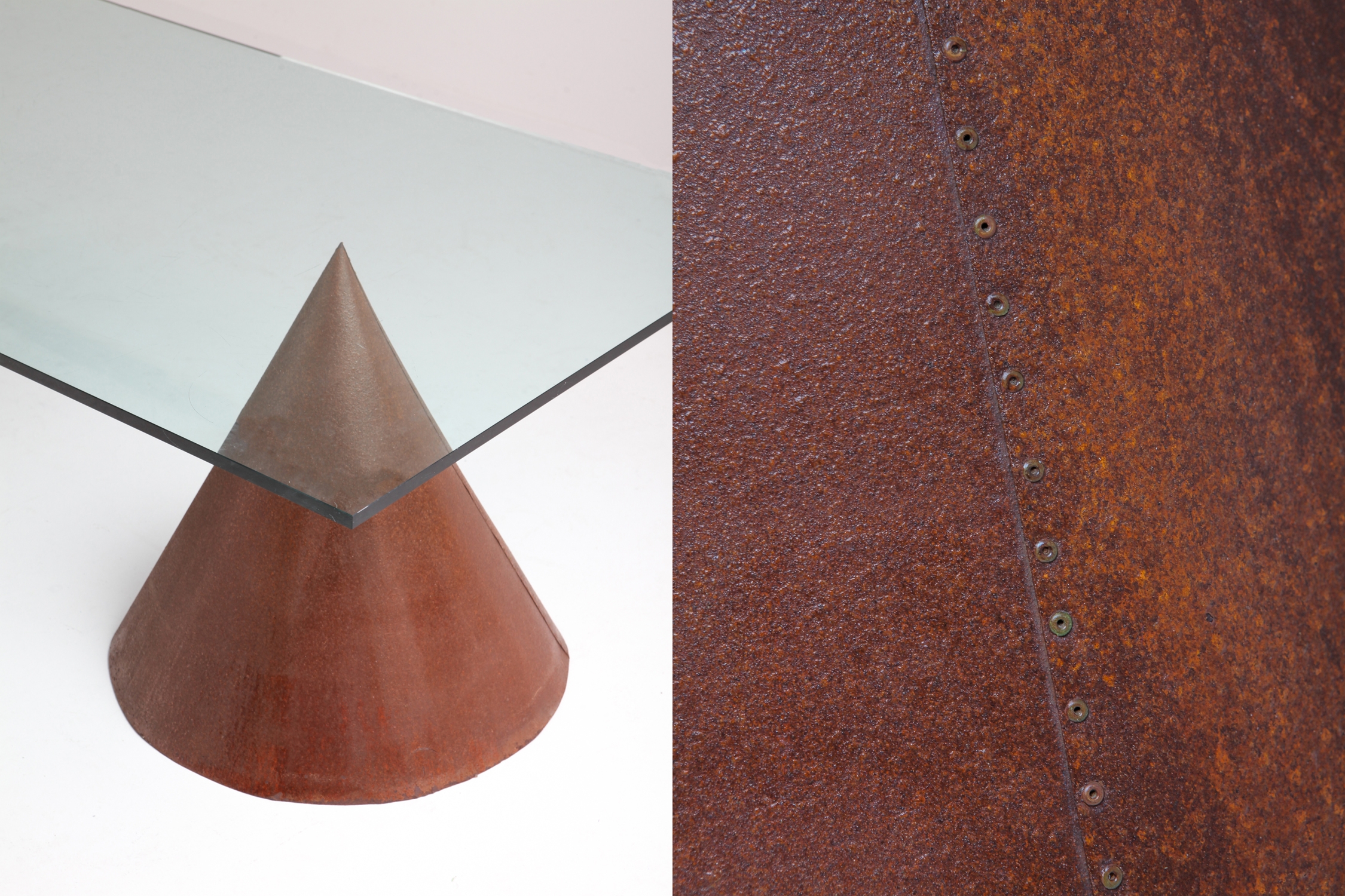 Kono Dining Table by Lella & Massimo Vignelli for Casigliani - 1980's