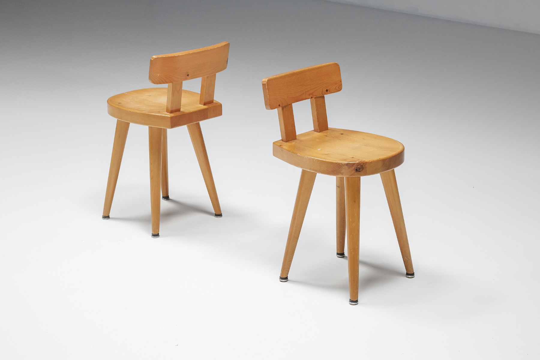 Les Arcs Chairs by Charlotte Perriand - 1960's