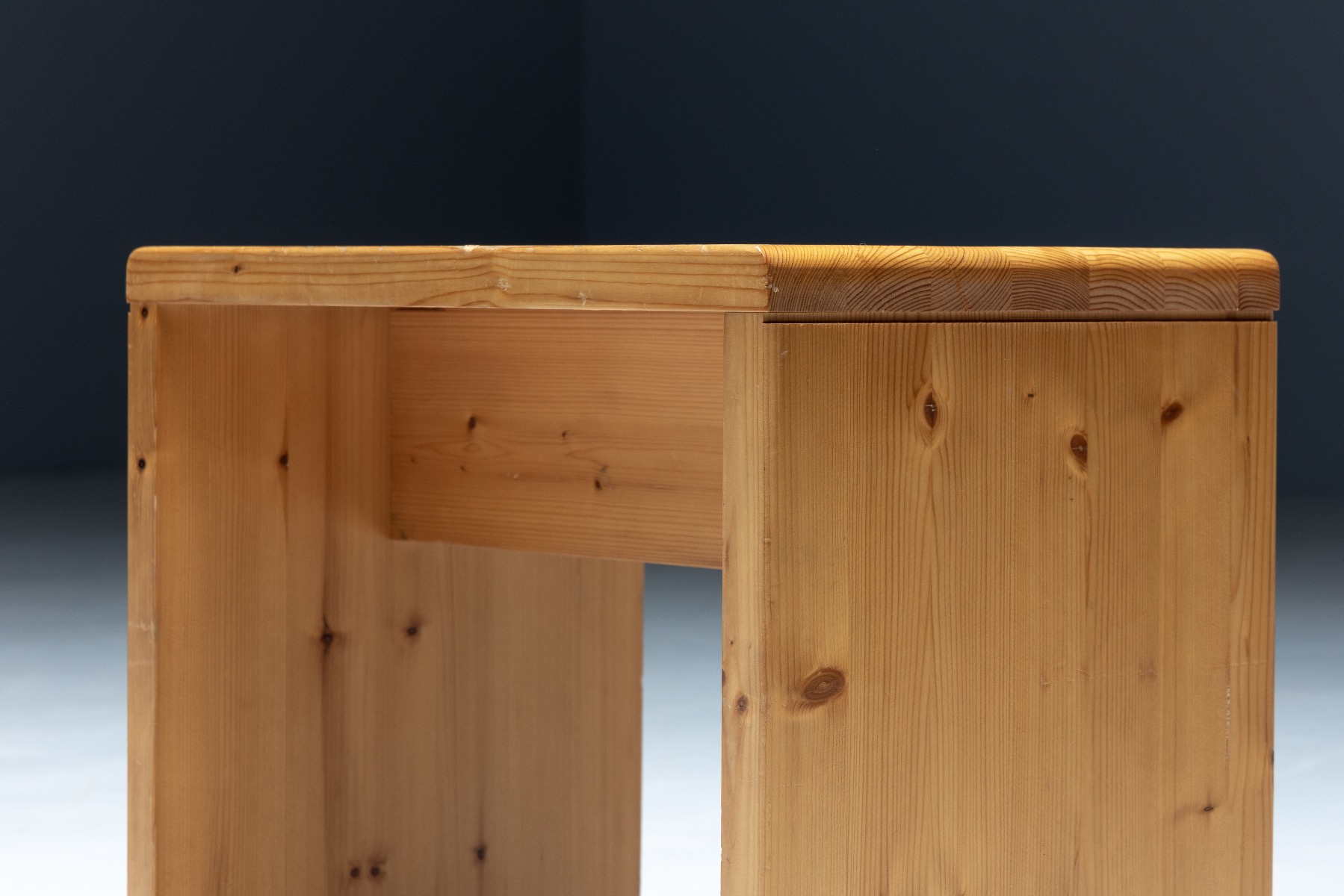 Pine Stool by Charlotte Perriand for Méribel - 1960s