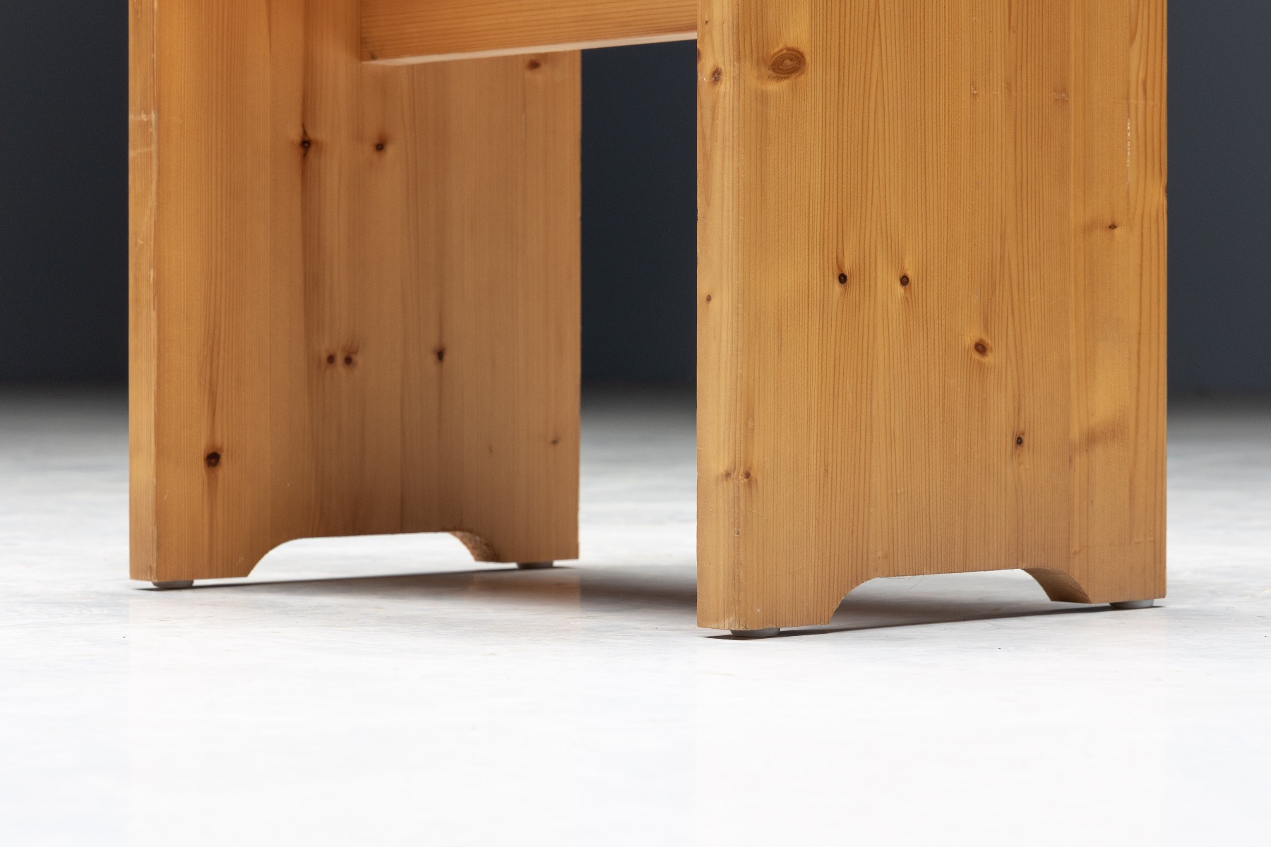 Pine Stool by Charlotte Perriand for Méribel - 1960s