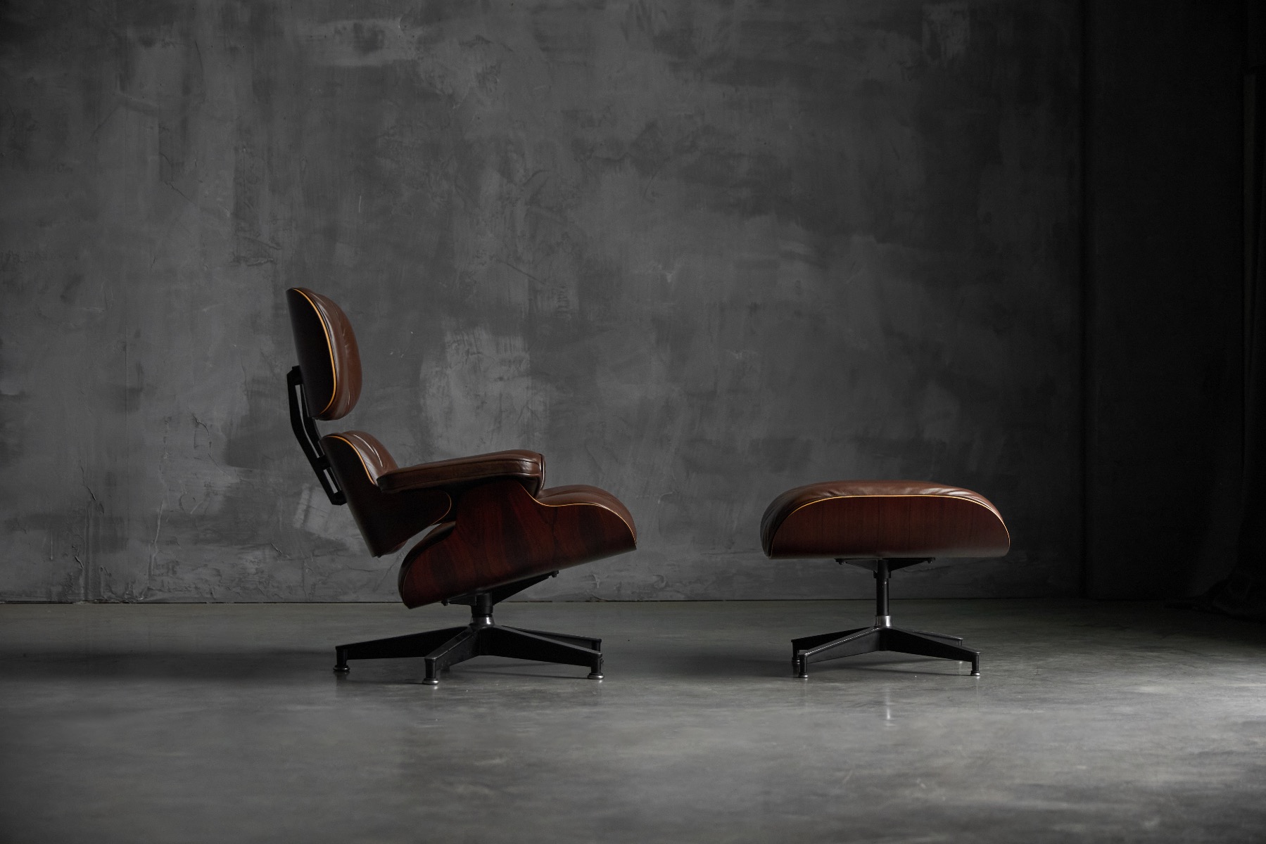 Lounge Chair with Ottoman by Charles and Ray Eames for Herman Miller - 1970s