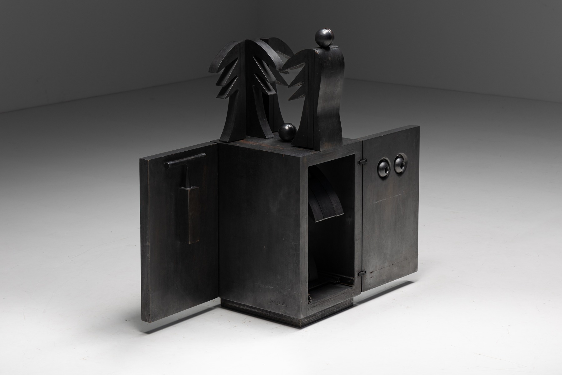 CoBrA Art Sculpture 'Oizal' by Serge Vandercam - 1974