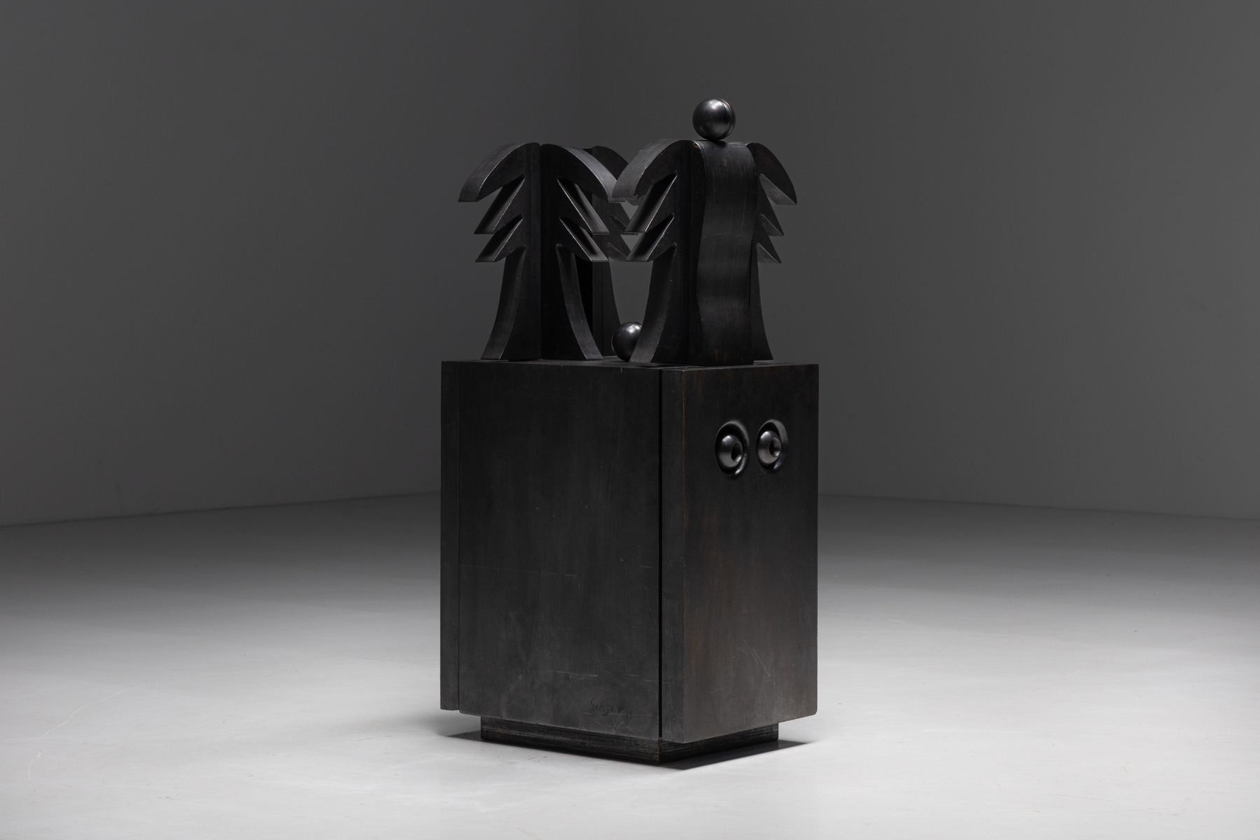 CoBrA Art Sculpture 'Oizal' by Serge Vandercam - 1974