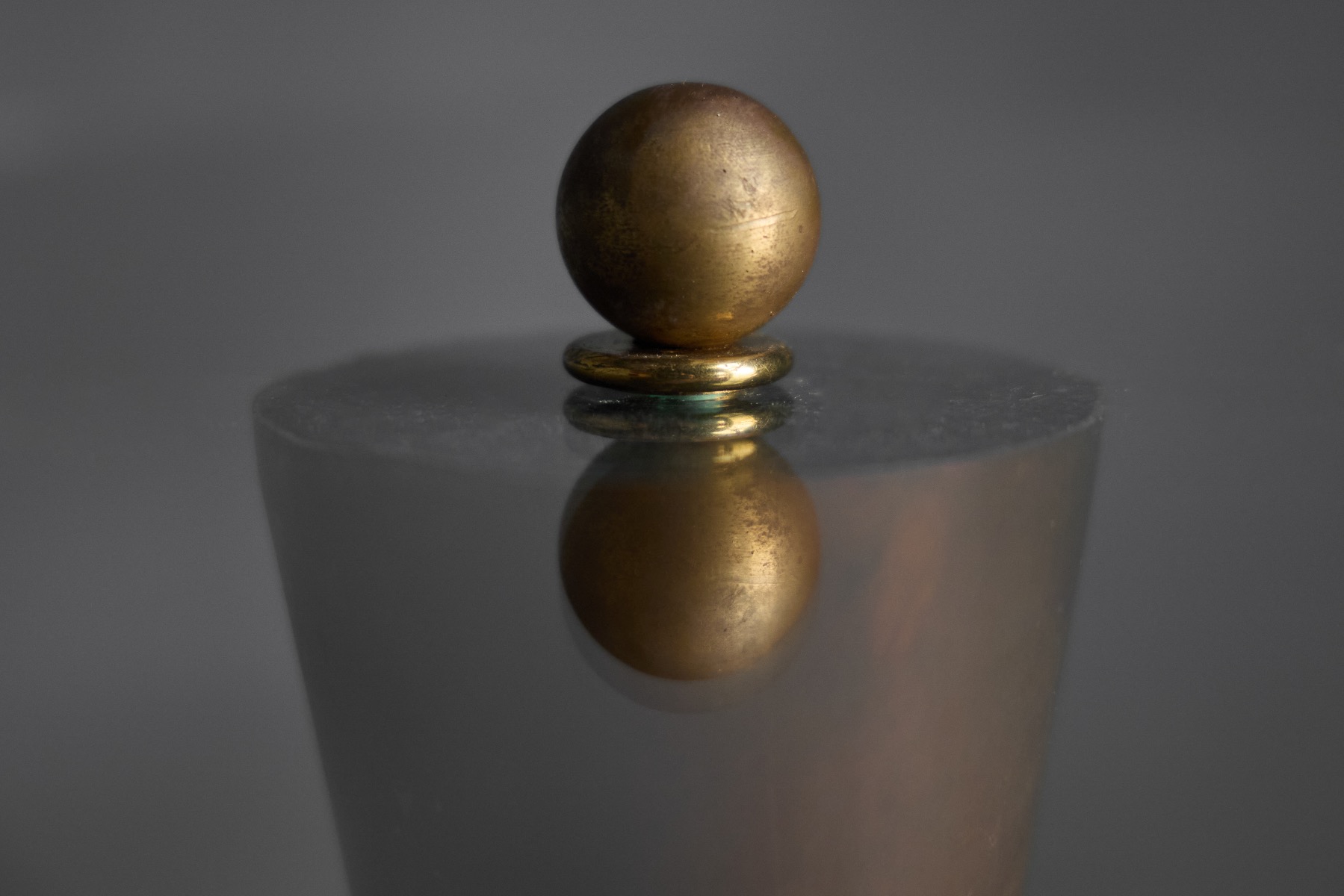 Conical Copper Side Table - 1970s