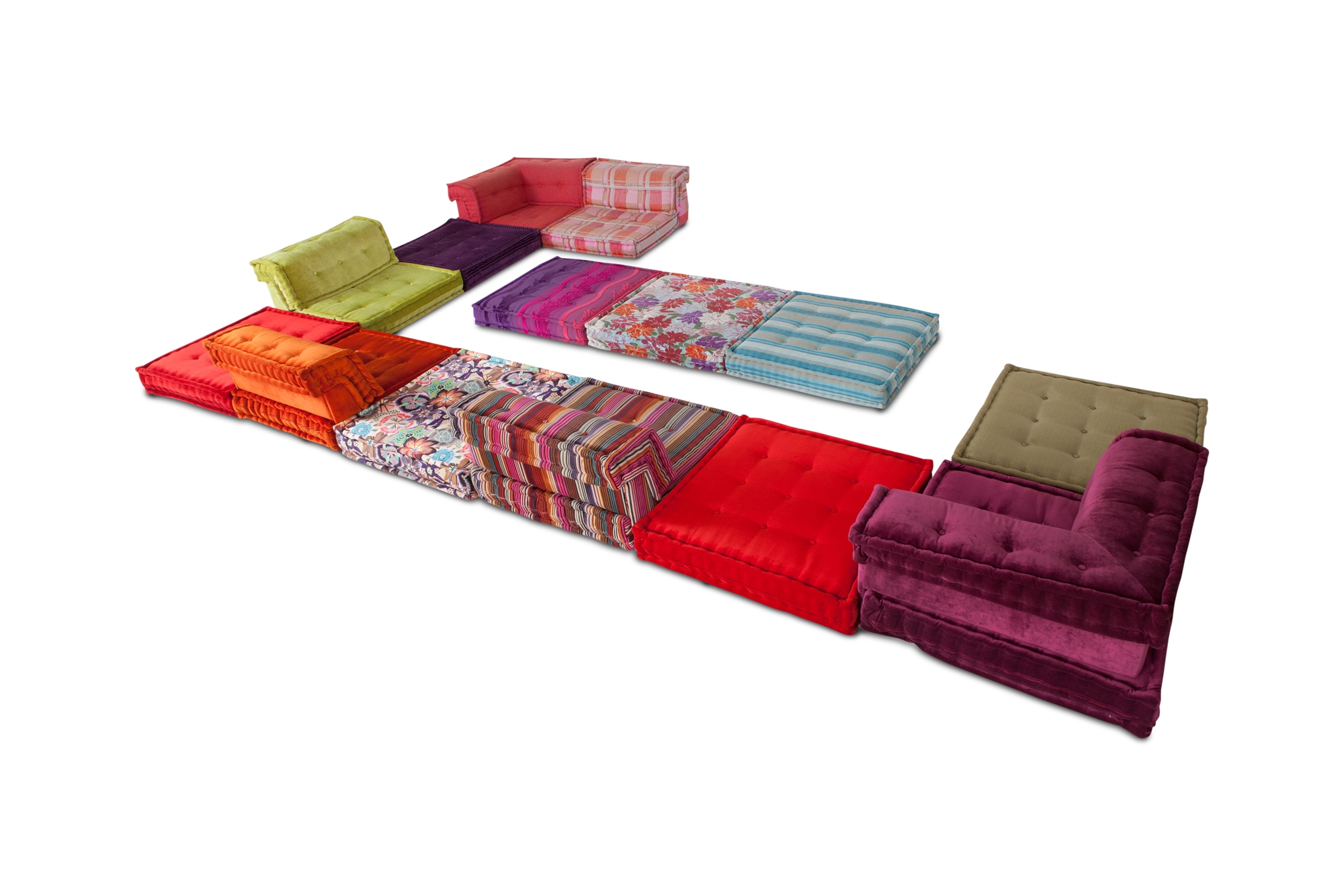 Mah Jong Modular Composition Sofa in Missoni Home for Roche Bobois - 2017