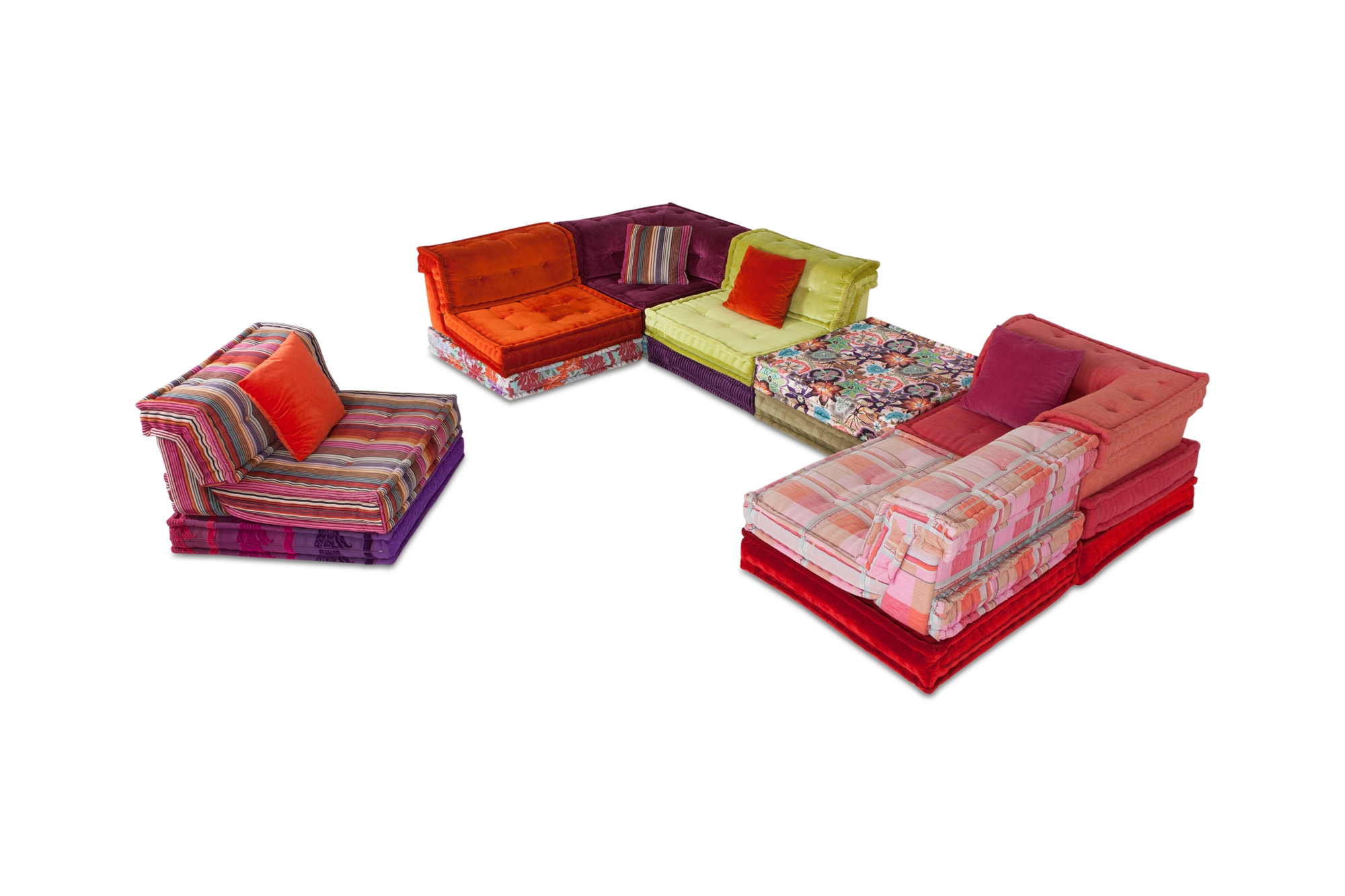 Mah Jong Modular Composition Sofa in Missoni Home for Roche Bobois - 2017