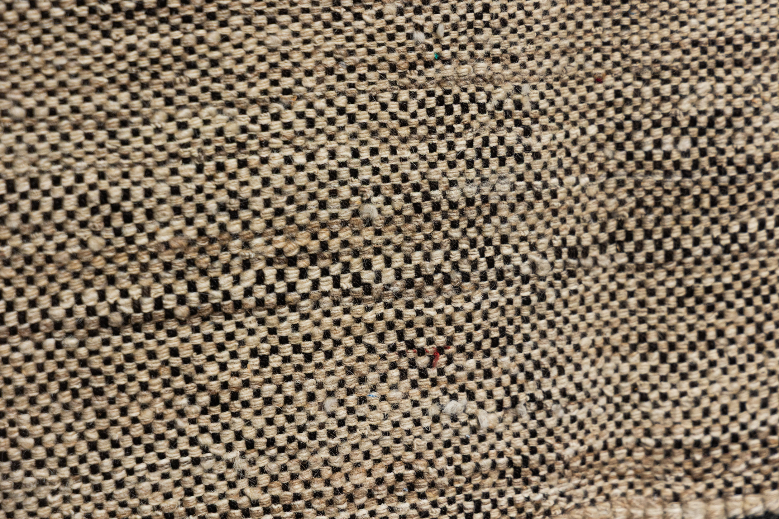 Contemporary Handwoven Wool Rug in Natural Tones, Turkey - 21st Century