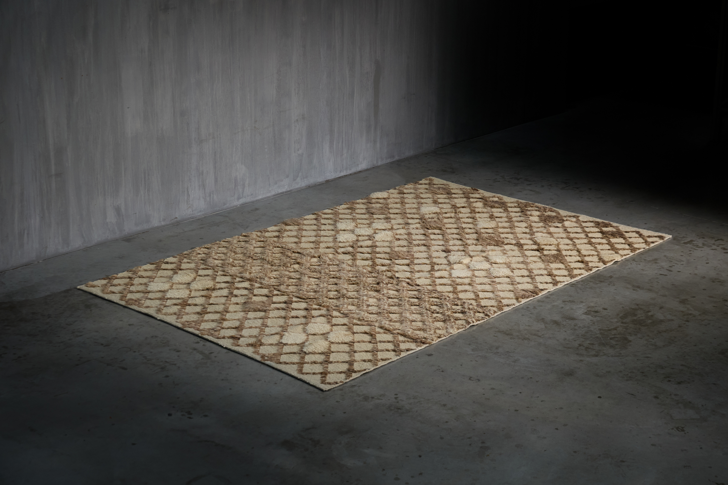 Contemporary Patterned Wool Rug, Turkey - 21st Century