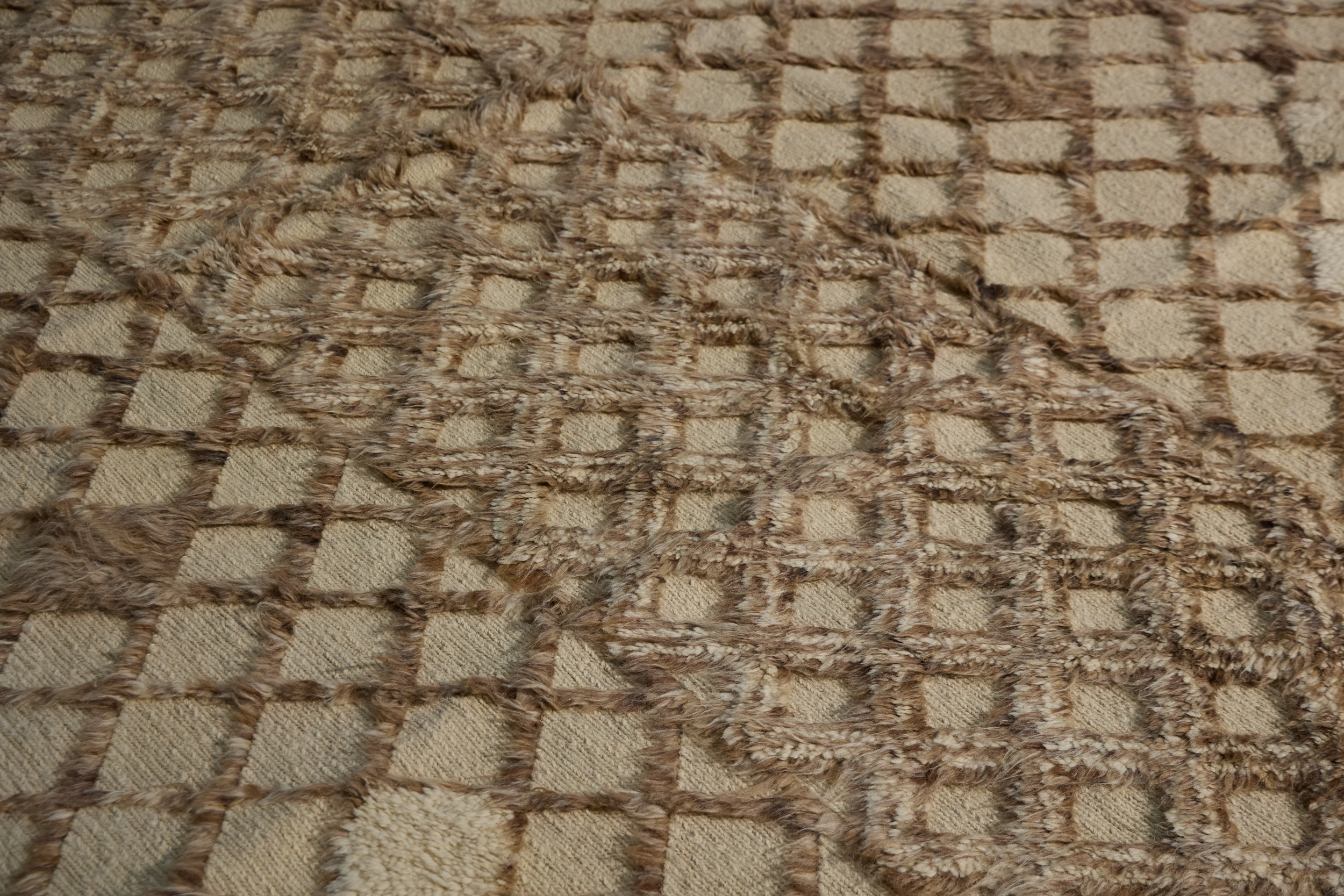 Contemporary Patterned Wool Rug, Turkey - 21st Century