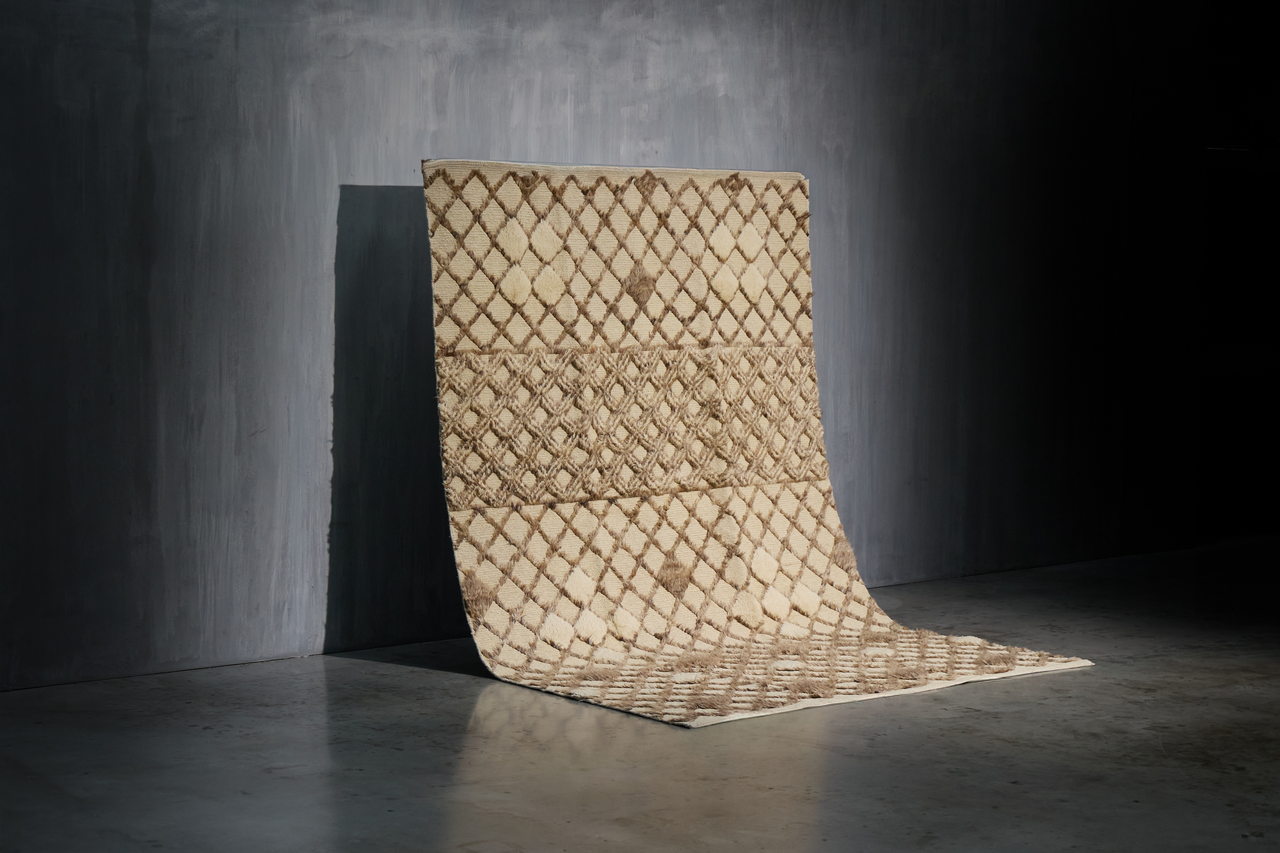 Contemporary Patterned Wool Rug, Turkey - 21st Century