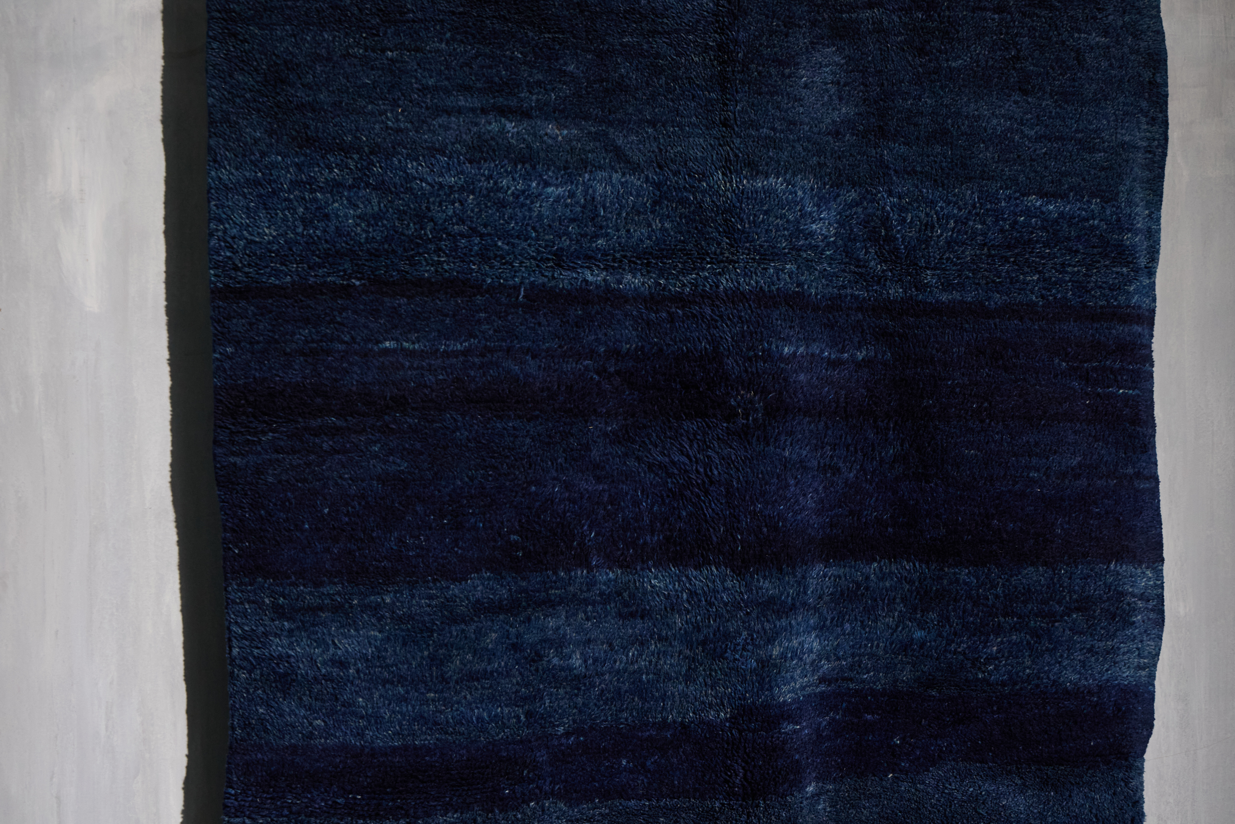 Contemporary Wool Rug in Blue Tones, Turkey - 21st Century