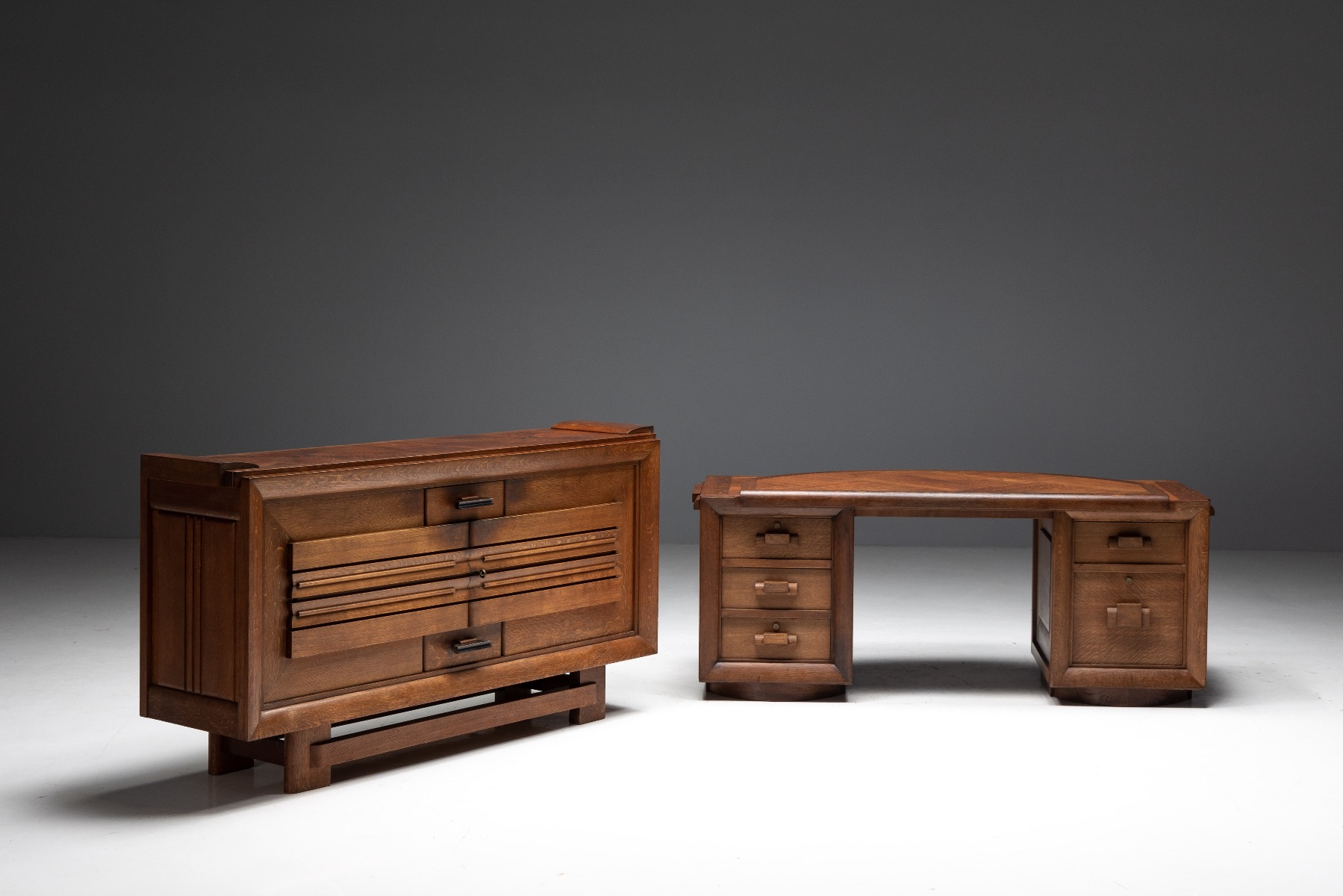 Art Deco Sideboard by Charles Dudouyt - 1940s