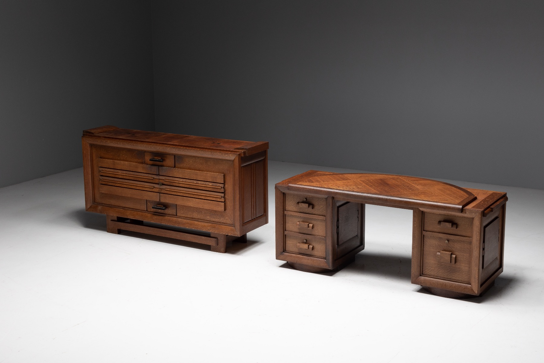 Art Deco Desk by Charles Dudouyt - 1940s