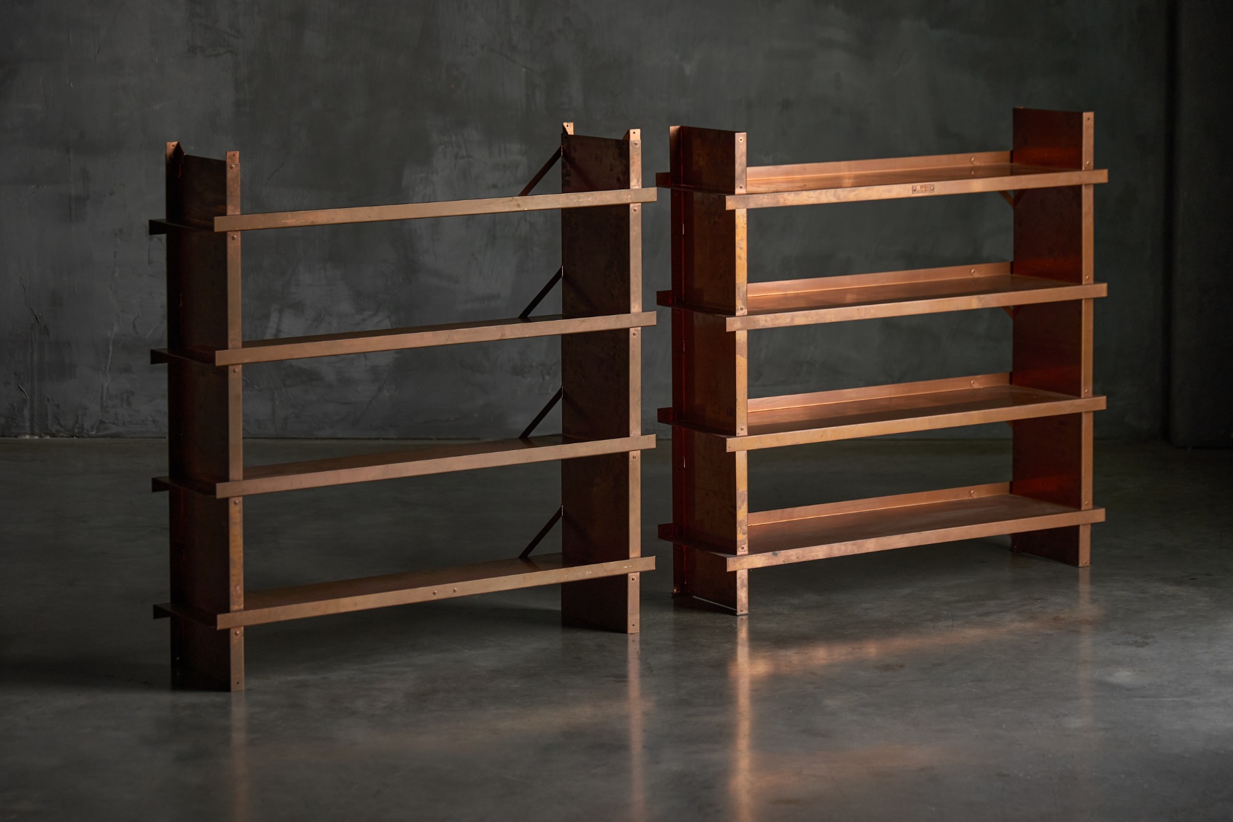 Copper Shelving Unit by Piet Hein Eek, Netherlands - 2000s