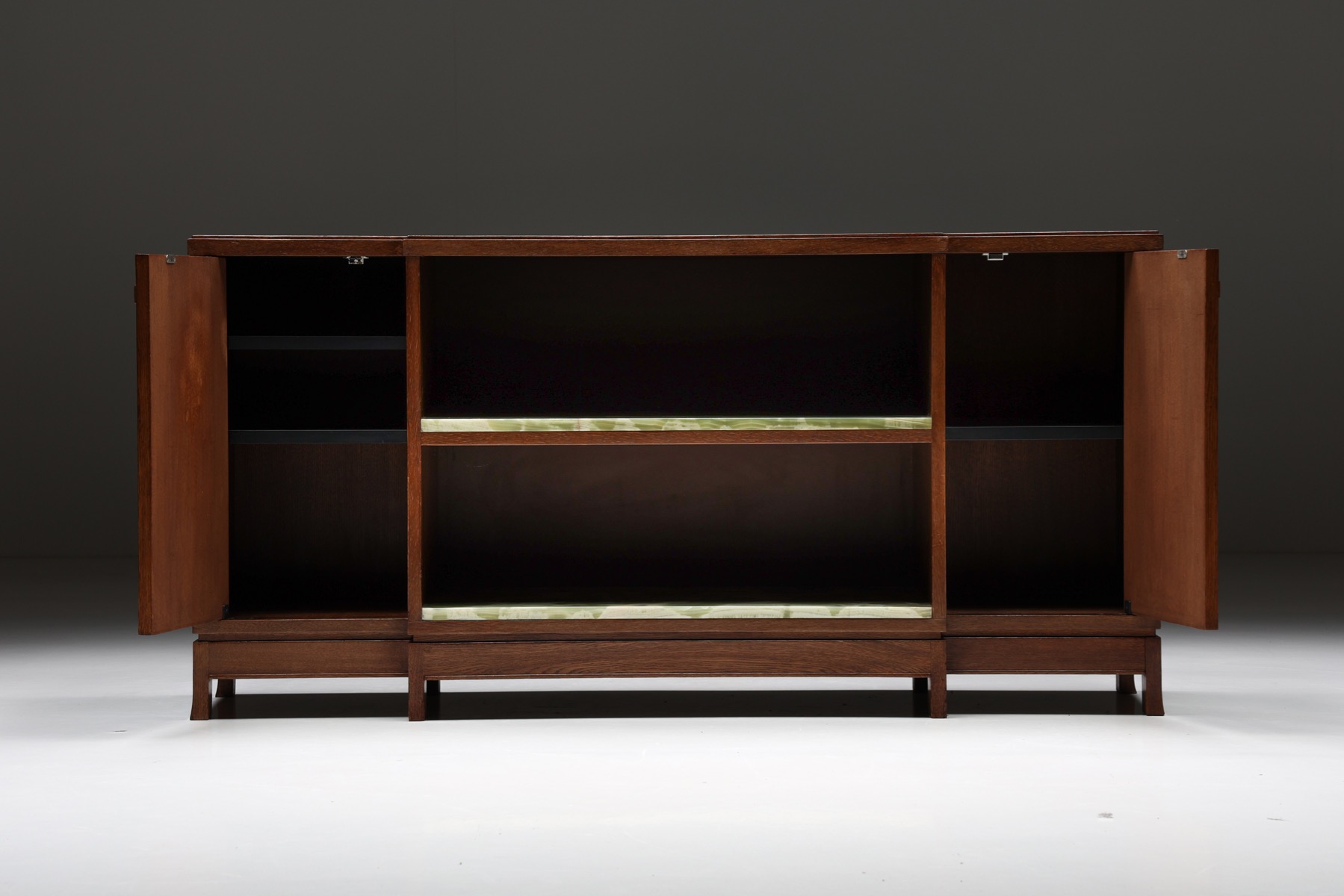 Credenza in Wood & Onyx by Emiel Veranneman - 1950s
