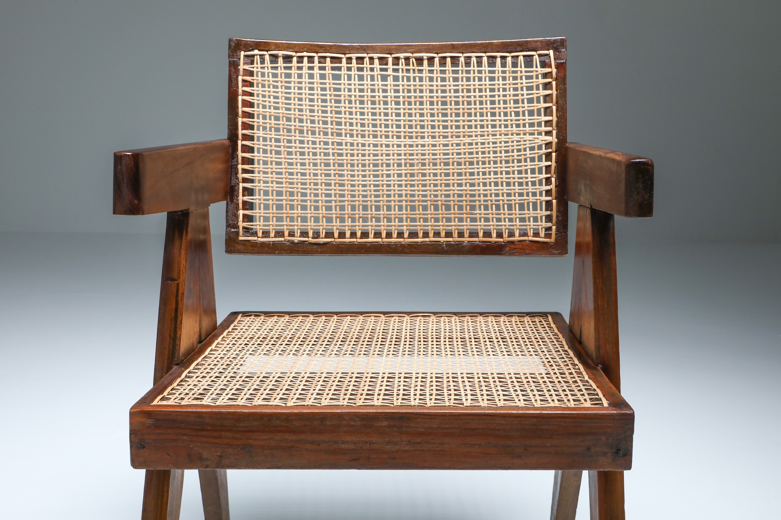 Pierre Jeanneret Floating Back Armchair - 1950s