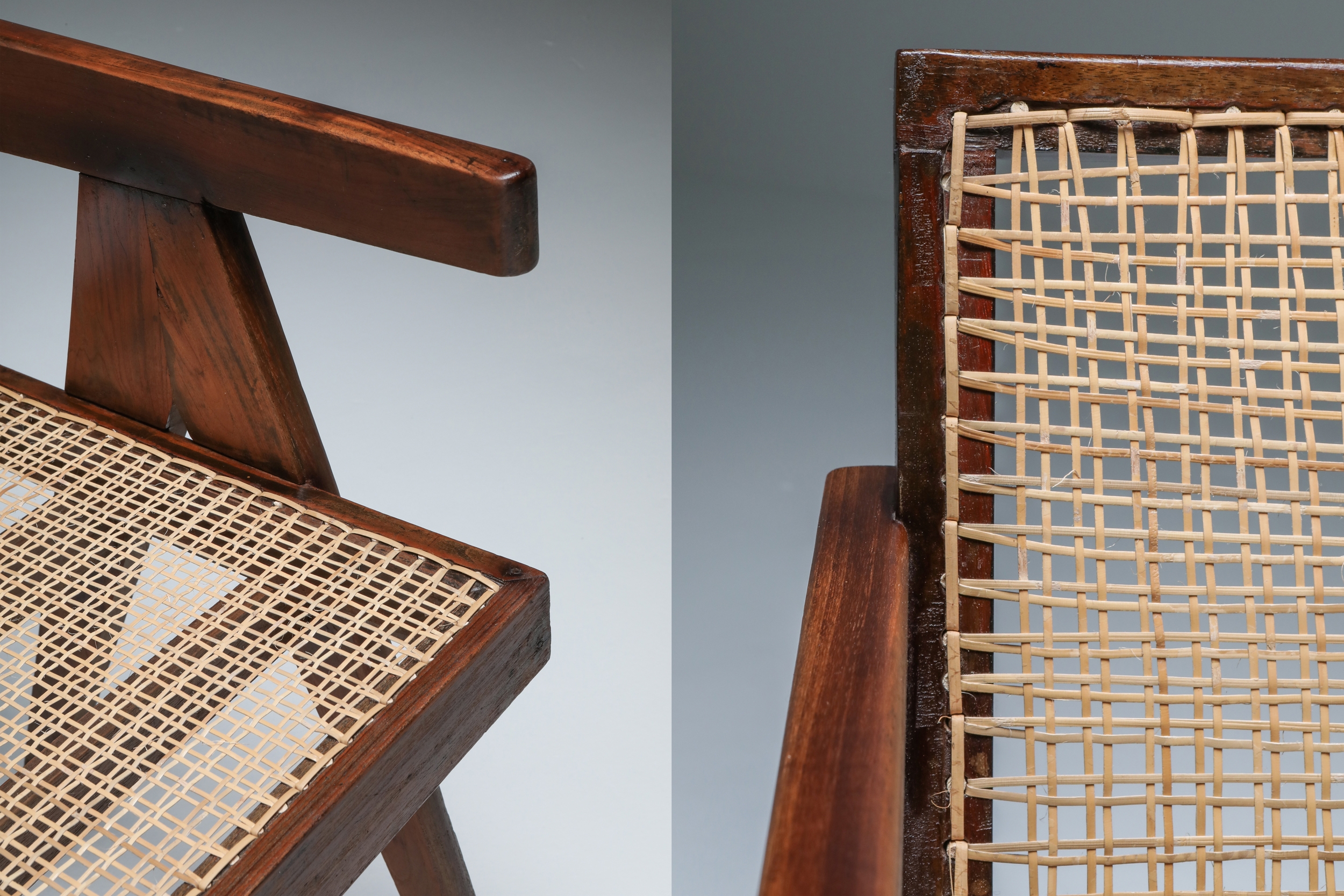 Pierre Jeanneret Floating Back Armchair - 1950s