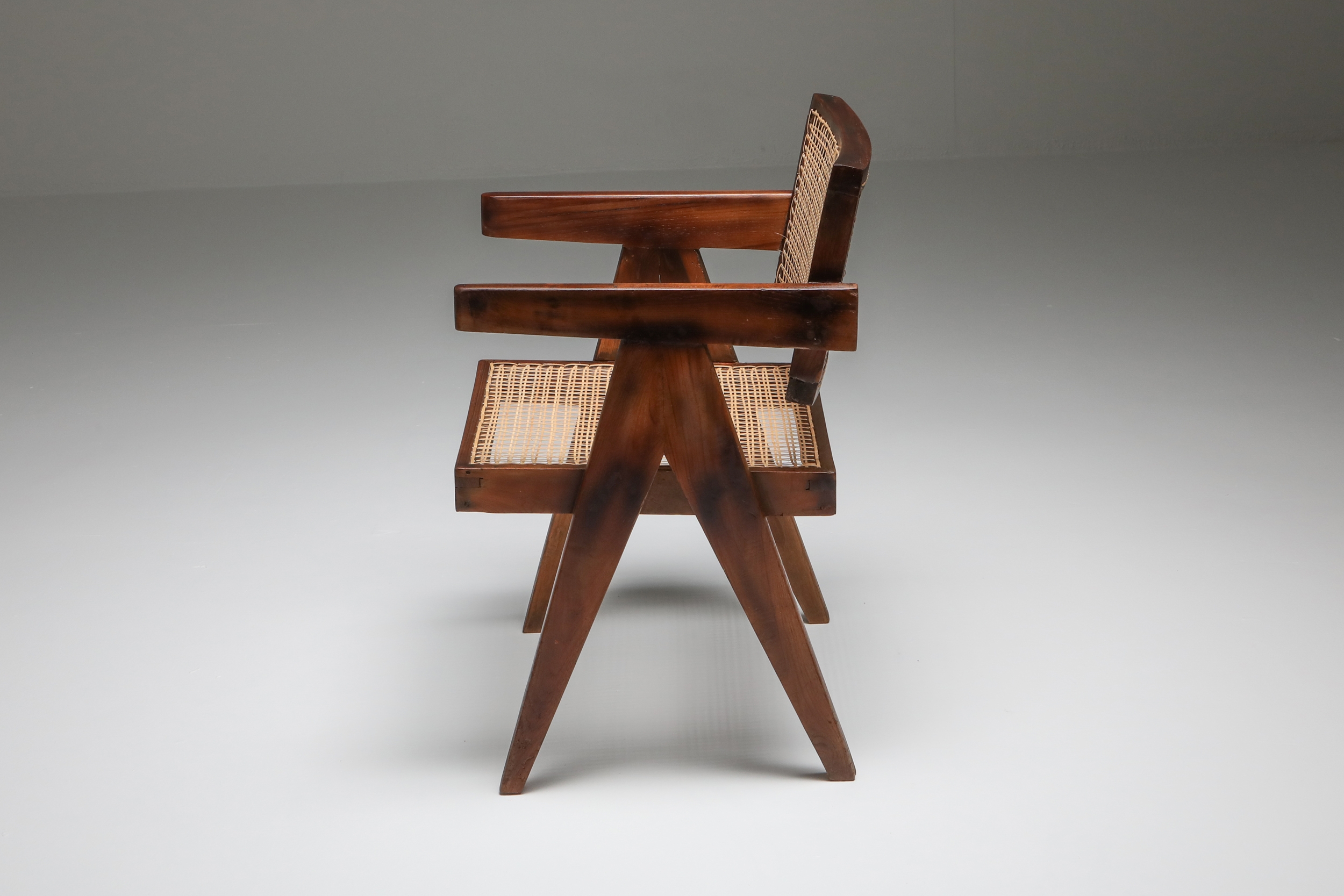 Pierre Jeanneret Floating Back Armchair - 1950s