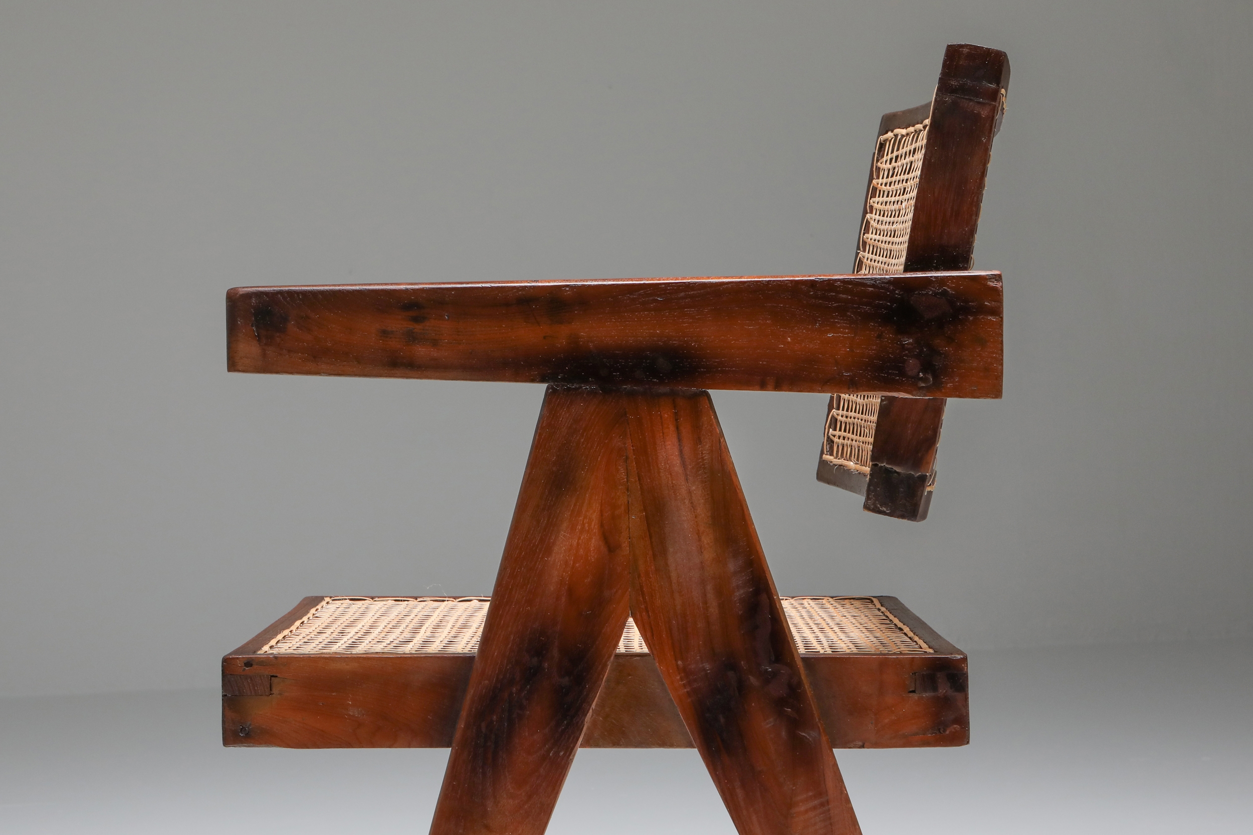Pierre Jeanneret Floating Back Armchair - 1950s