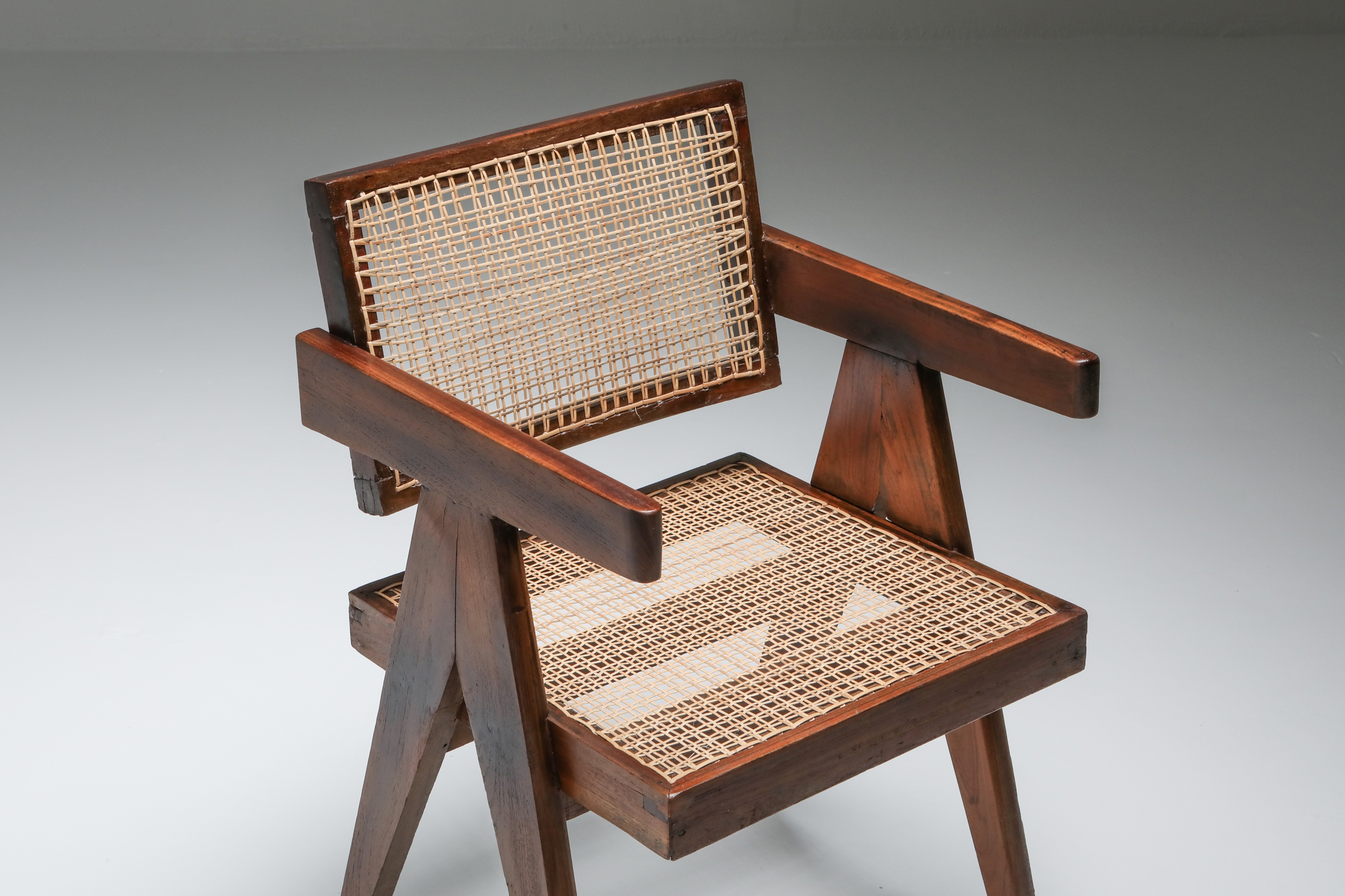 Pierre Jeanneret Floating Back Armchair - 1950s