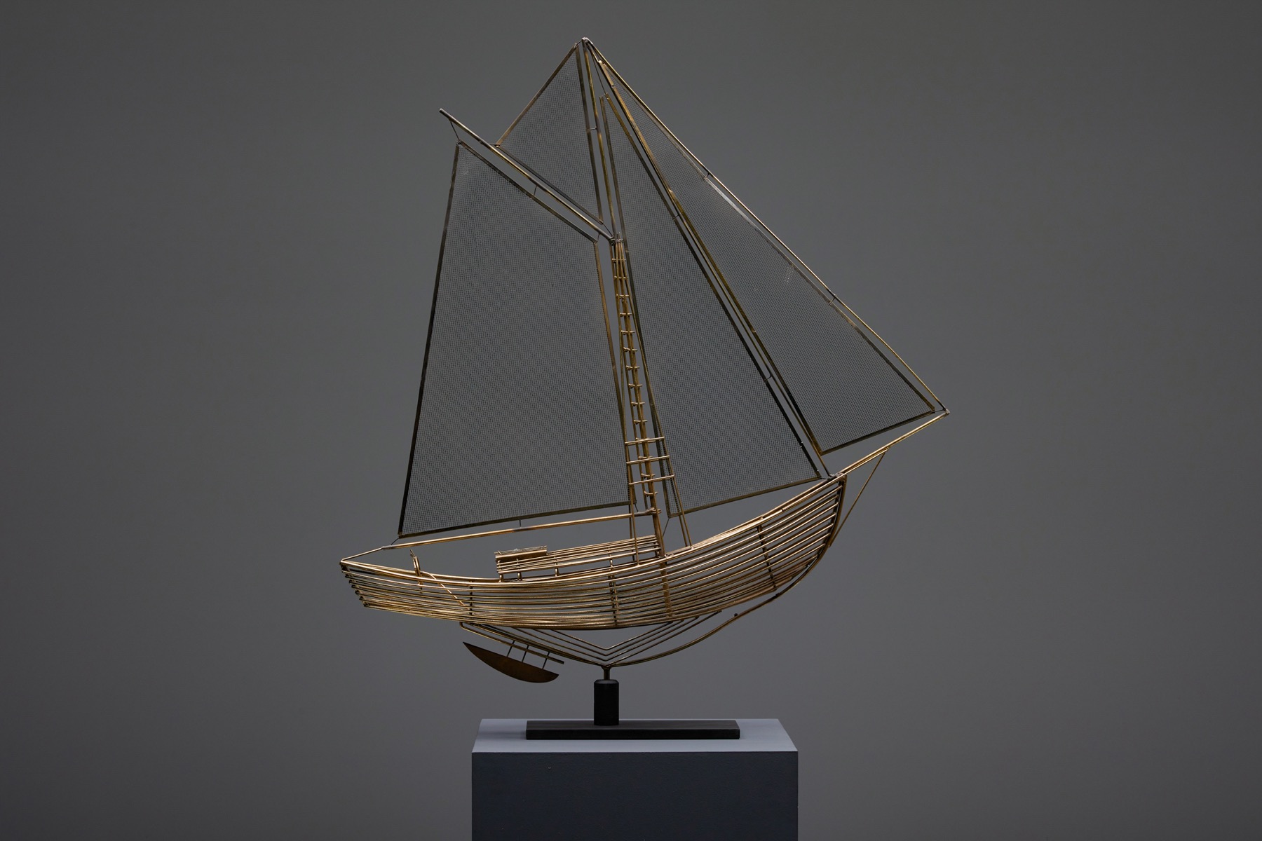 Boat Sculpture by Curtis Jere - 1970's