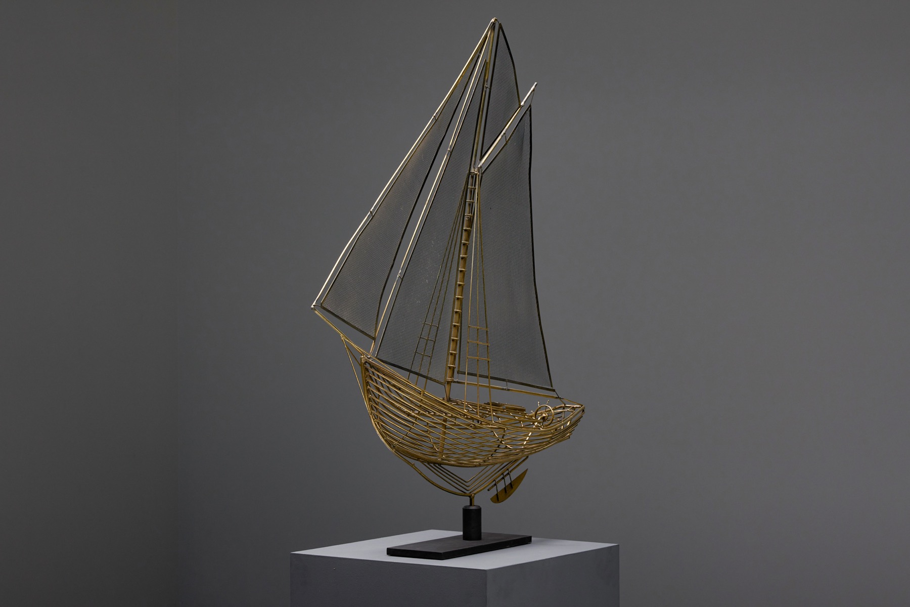 Boat Sculpture by Curtis Jere - 1970's