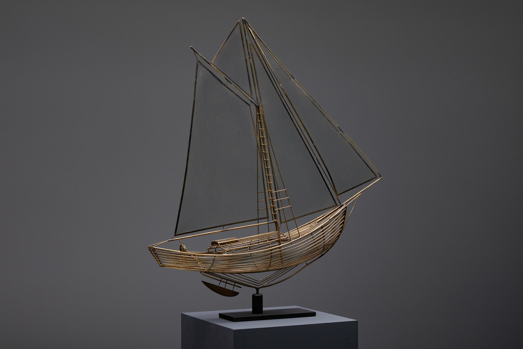 Boat Sculpture by Curtis Jere - 1970's