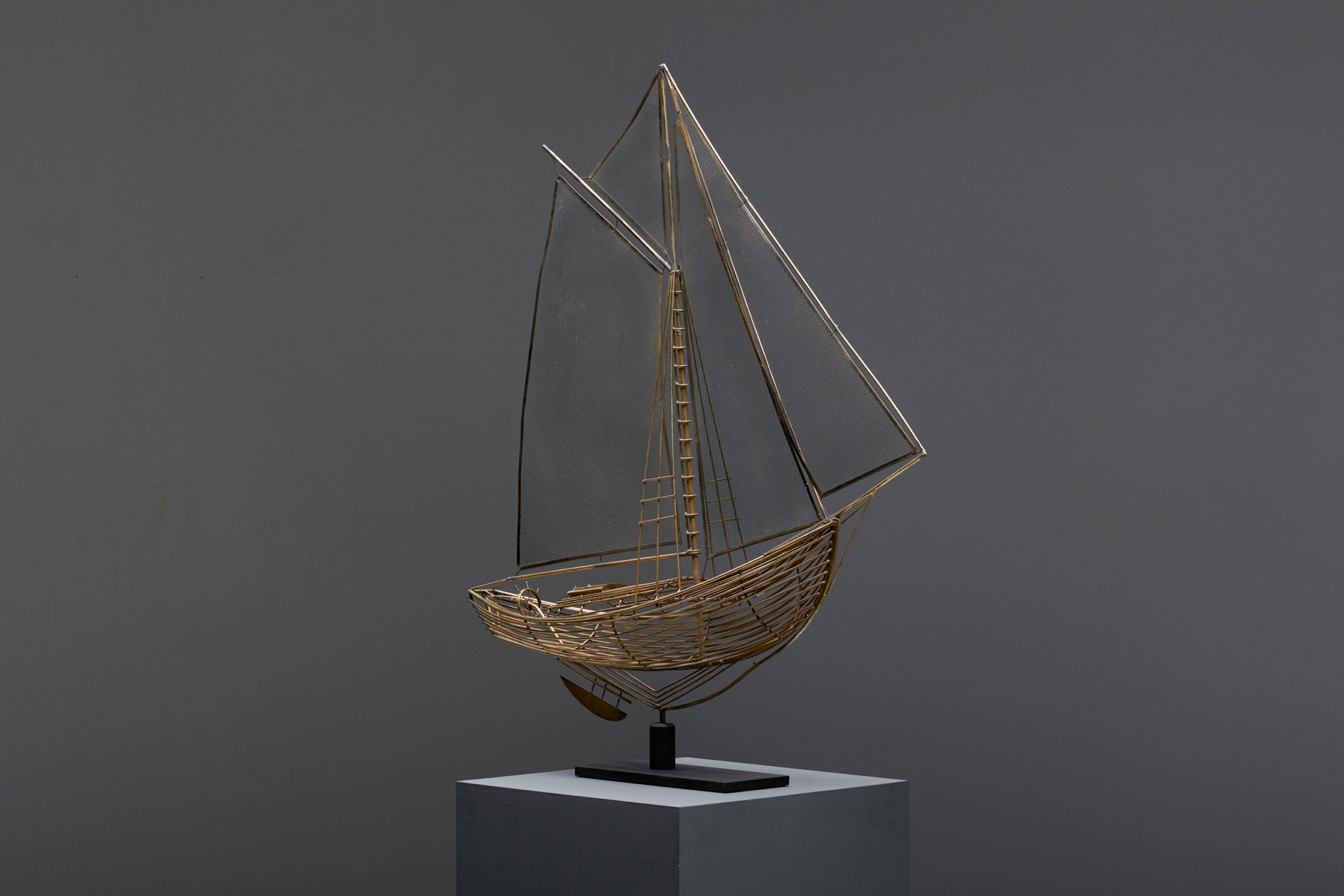 Boat Sculpture by Curtis Jere - 1970's