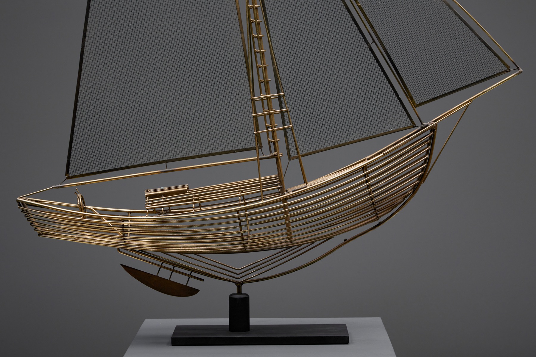 Boat Sculpture by Curtis Jere - 1970's