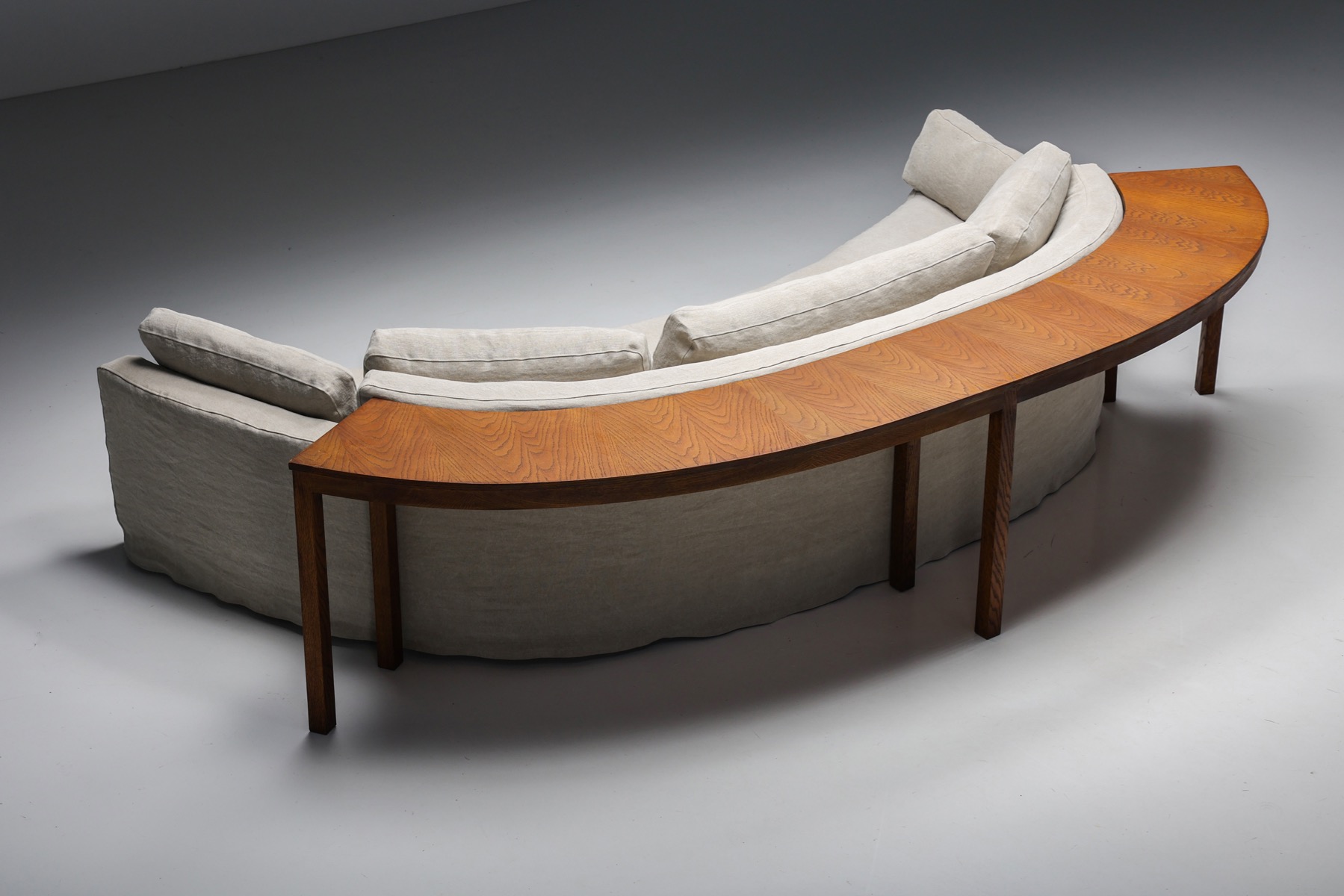 Adrian Pearsall Inspired Curved Sofa - 1960's