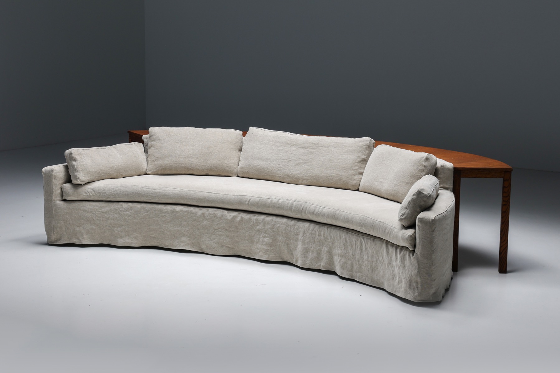 Adrian Pearsall Inspired Curved Sofa - 1960's