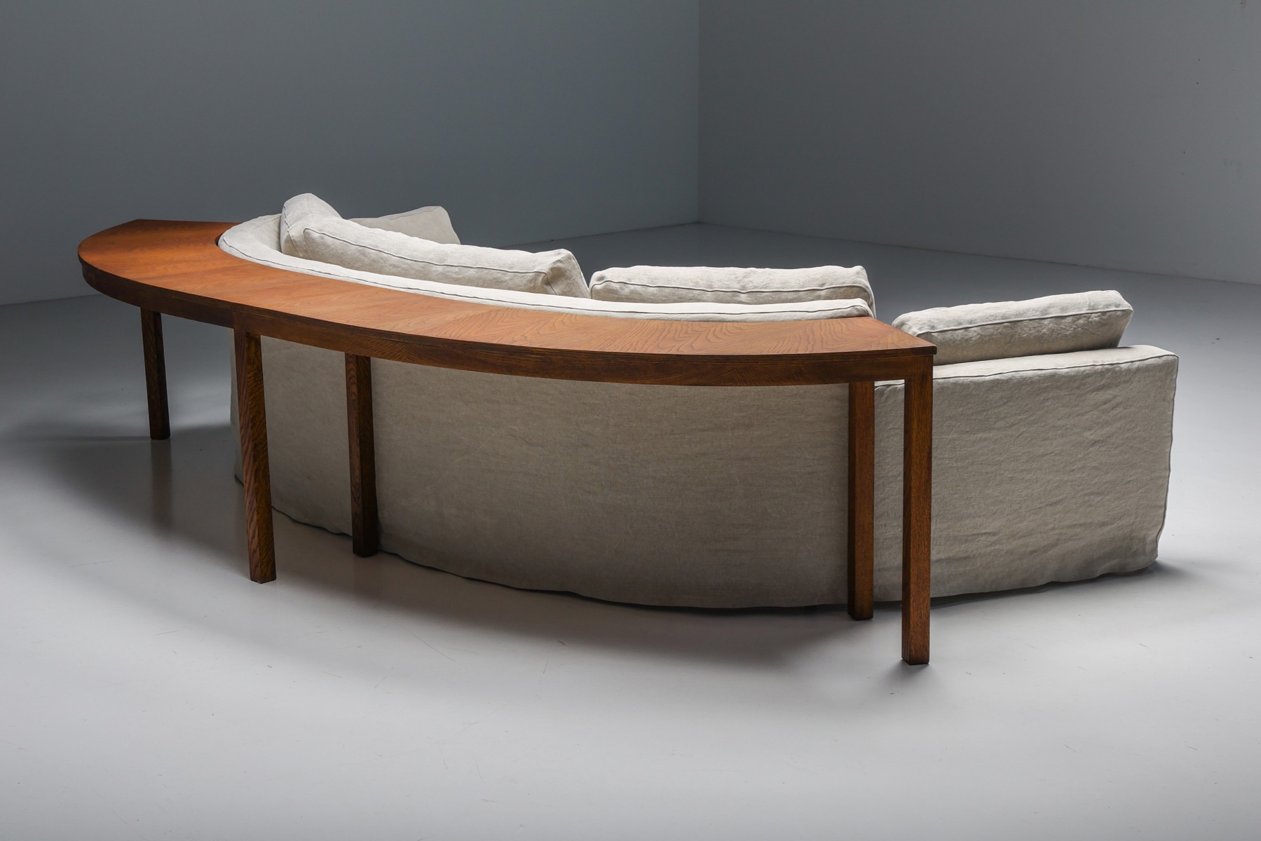 Adrian Pearsall Inspired Curved Sofa - 1960's