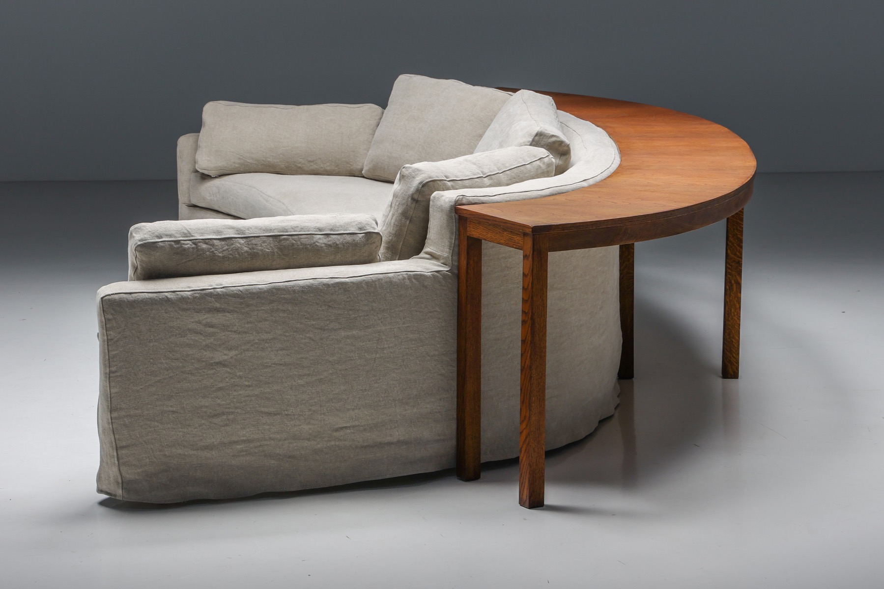 Adrian Pearsall Inspired Curved Sofa - 1960's
