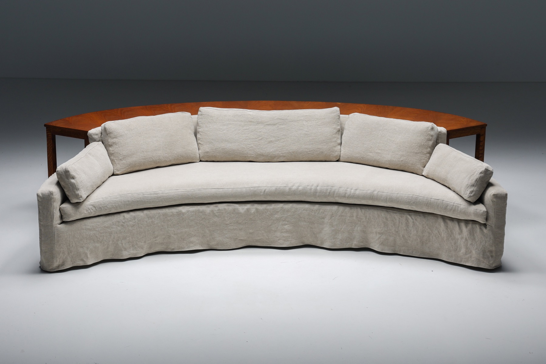 Adrian Pearsall Inspired Curved Sofa - 1960's