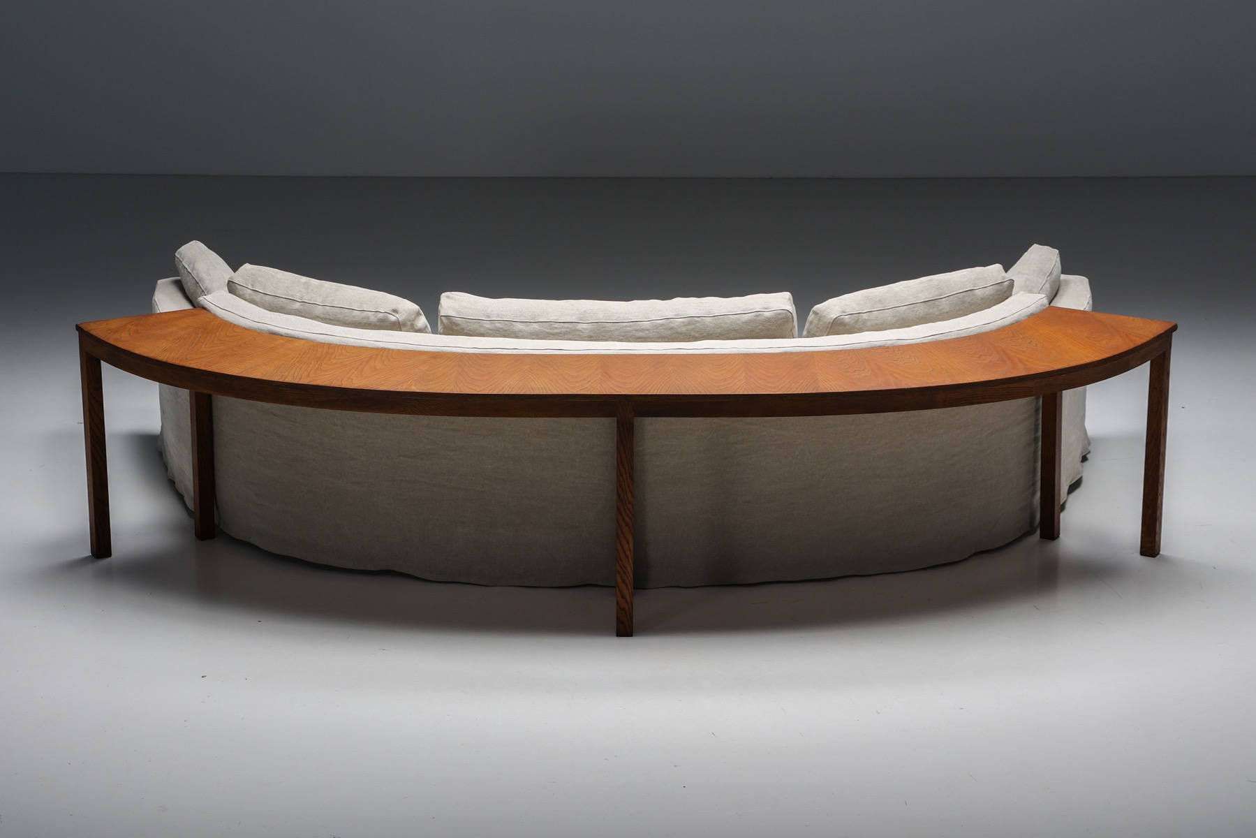 Adrian Pearsall Inspired Curved Sofa - 1960's
