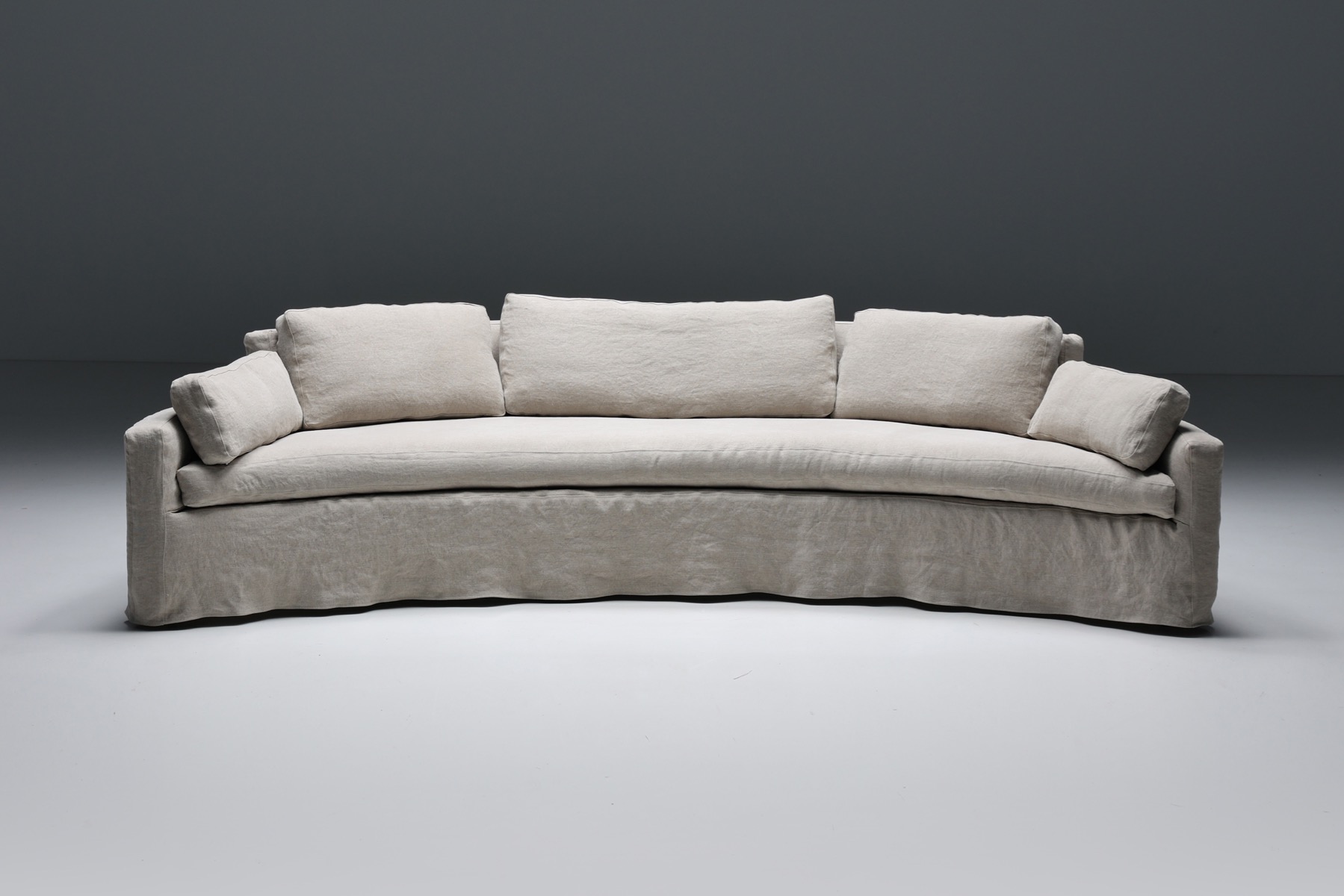 Adrian Pearsall Inspired Curved Sofa - 1960's