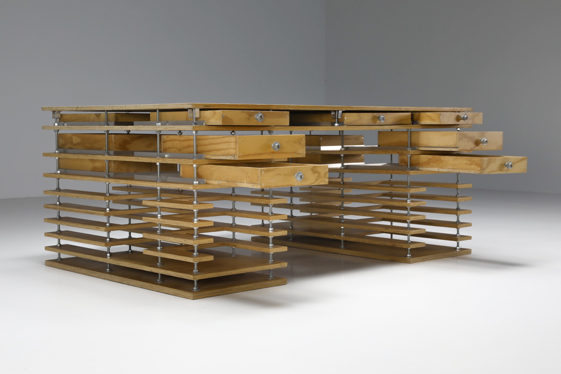 Rem Koolhaas Inspired Working Desk - 1990's